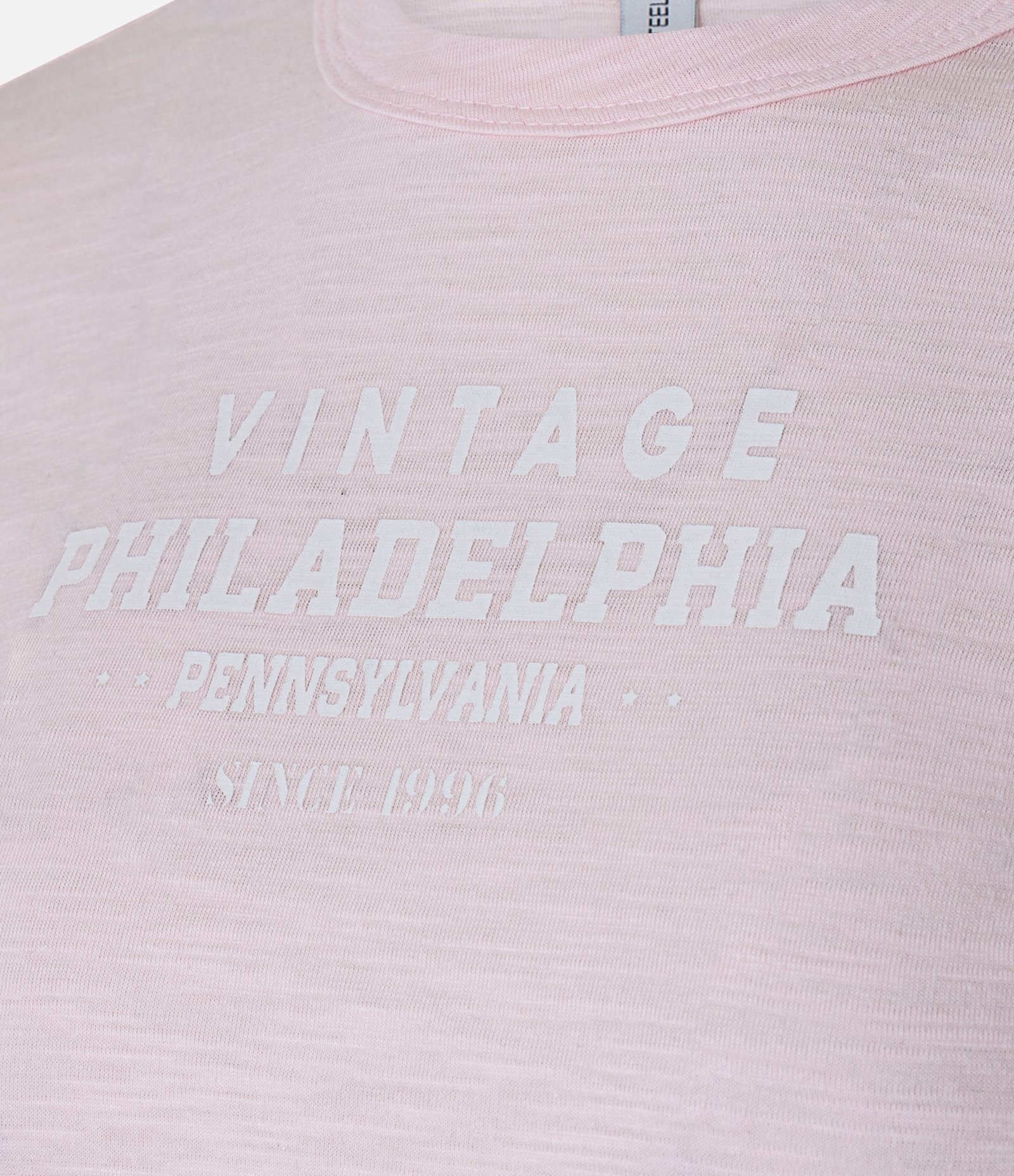 Blusa New T-Shirt em Algodão com Estampa Los Angeles Rosa 7