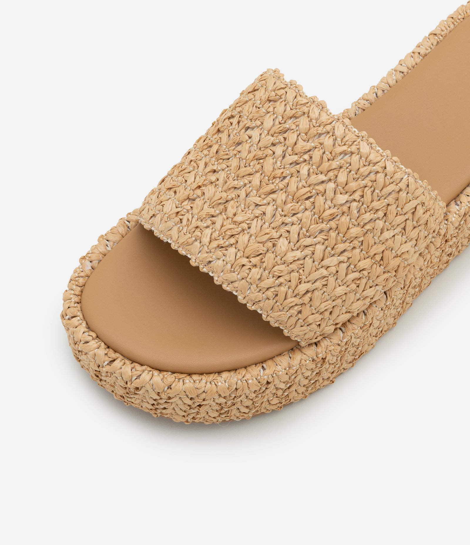Sandália Flatform com Tressê Caramelo 3