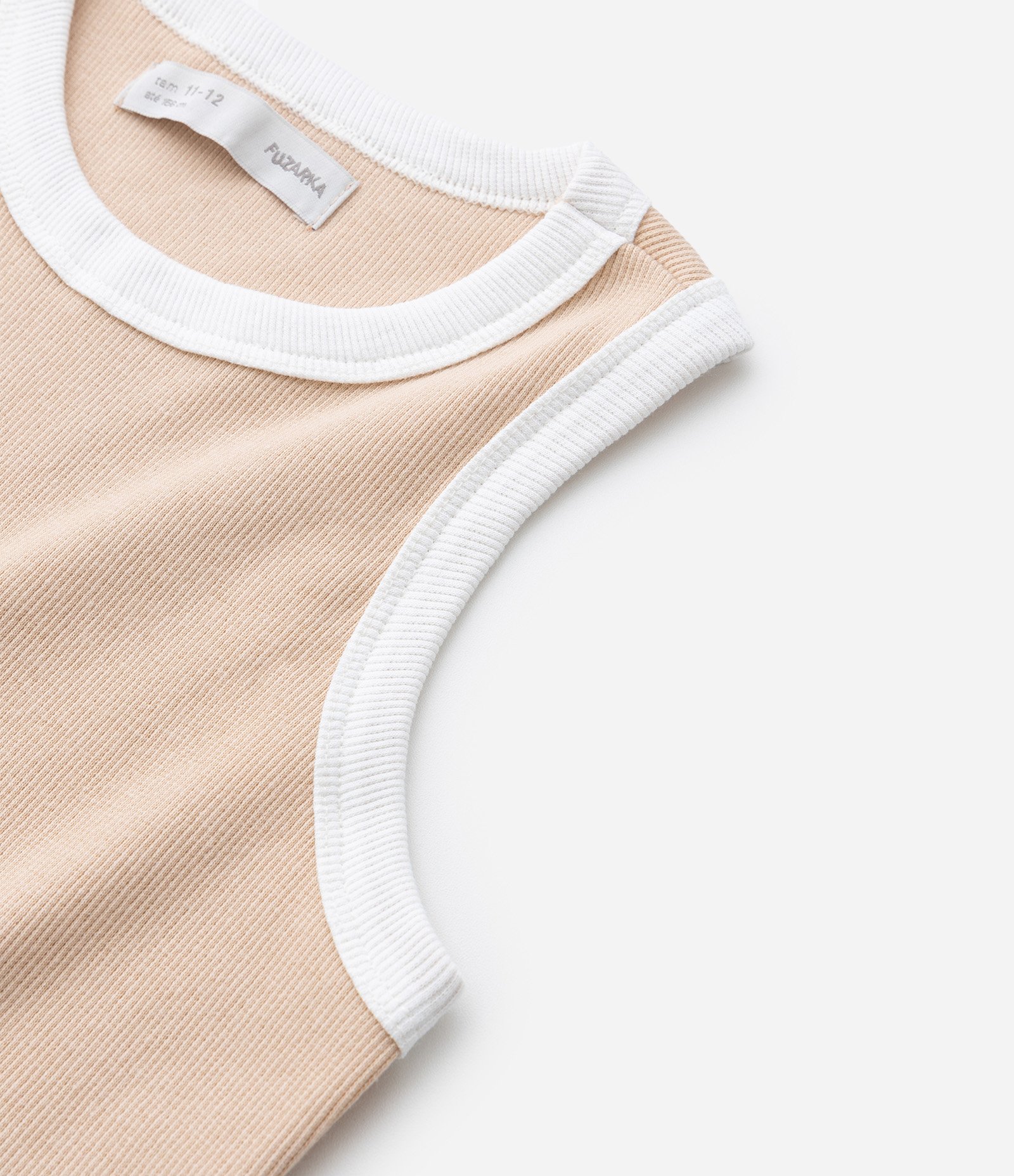 Vestido Infantil Nadador em Ribana - Tam 7 a 14 Bege 5