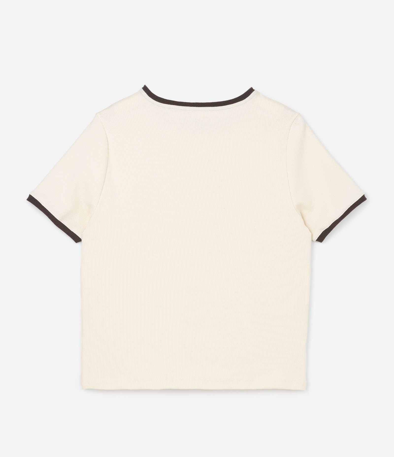 Camiseta em Algodão com Estampa Western Curve & Plus Size Bege 8