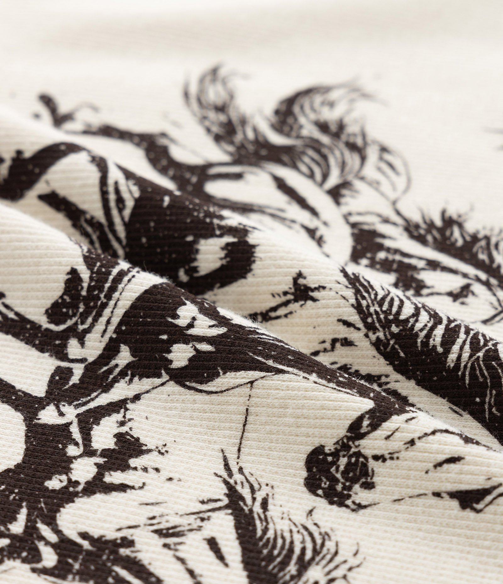 Camiseta em Algodão com Estampa Western Curve & Plus Size Bege 9