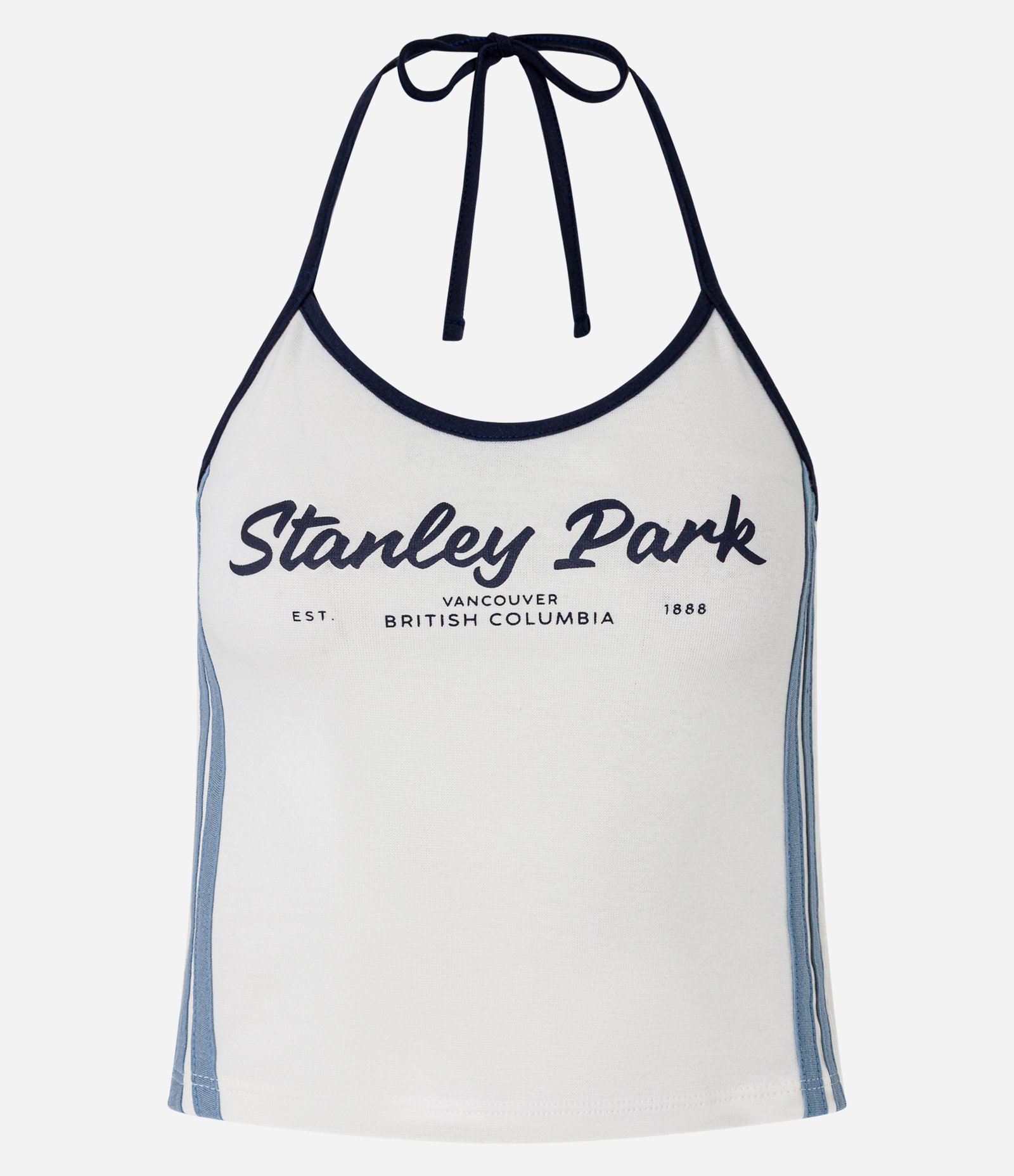 Top Frente Única em Algodão com Estampa Stanley Park Branco 7