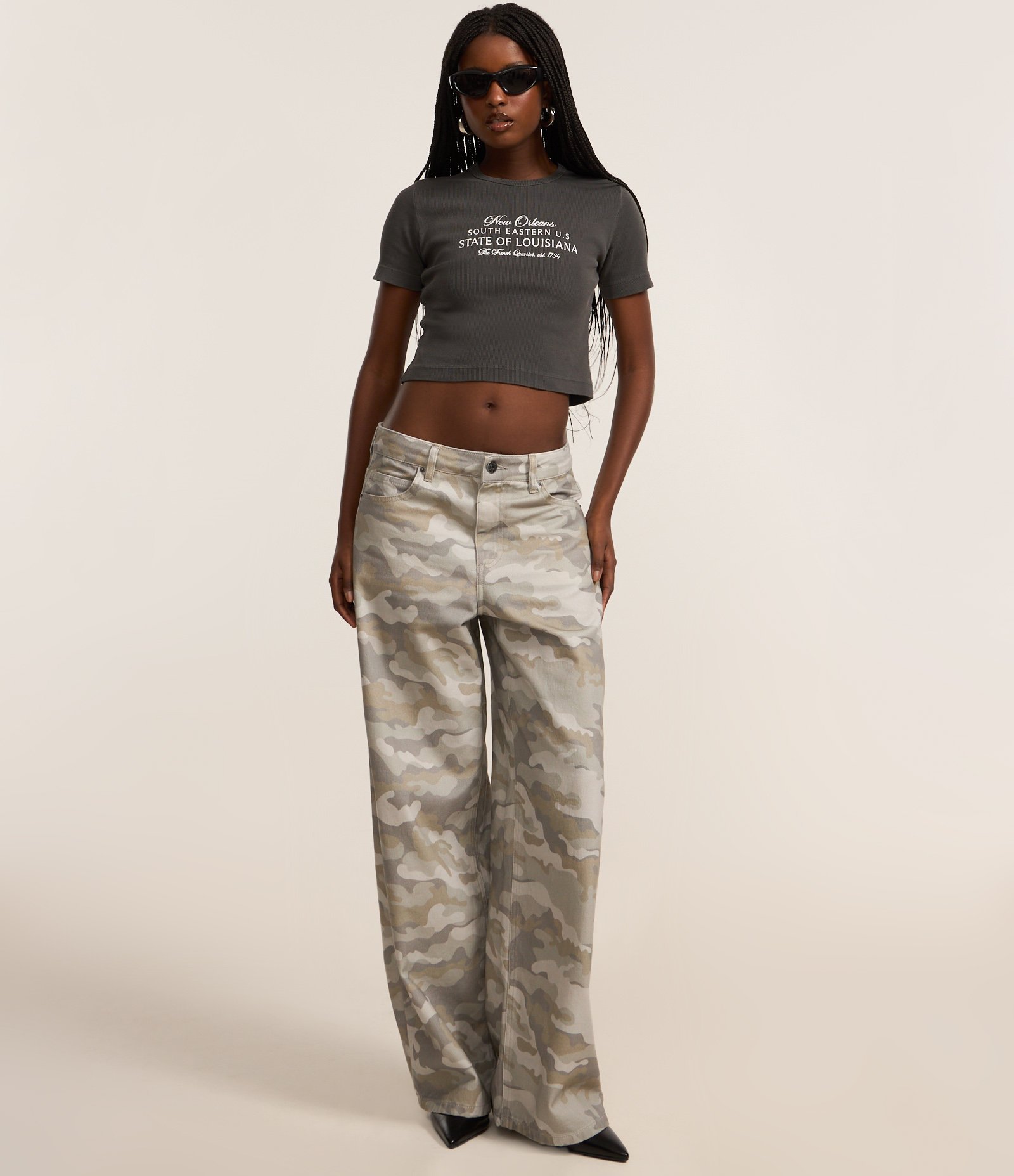 Camiseta New T-Shirt em Ribana com Estampa New Orleans Cinza Escuro 2