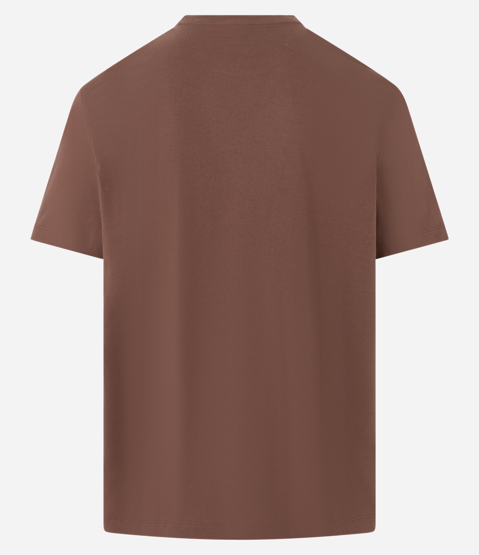 Camiseta Comfort em Algodão com Estampa Mercado das Flores Marrom 2