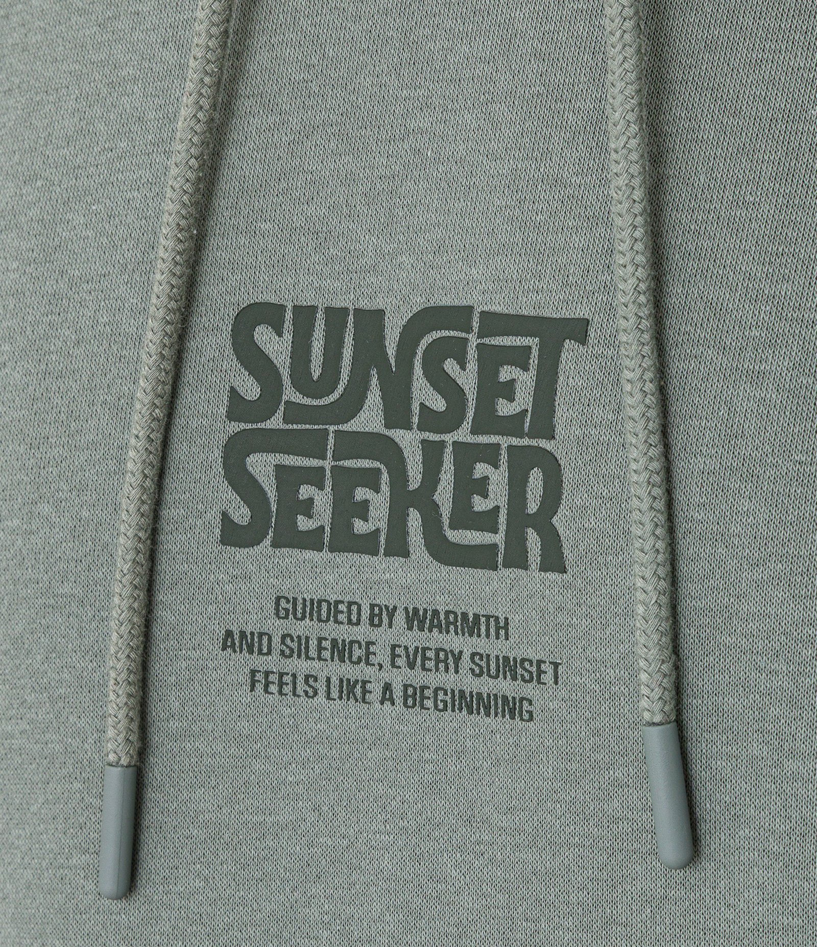 Casaco Comfort em Moletom com Felpa Bolso Canguru e Estampa Lettering Verde 3