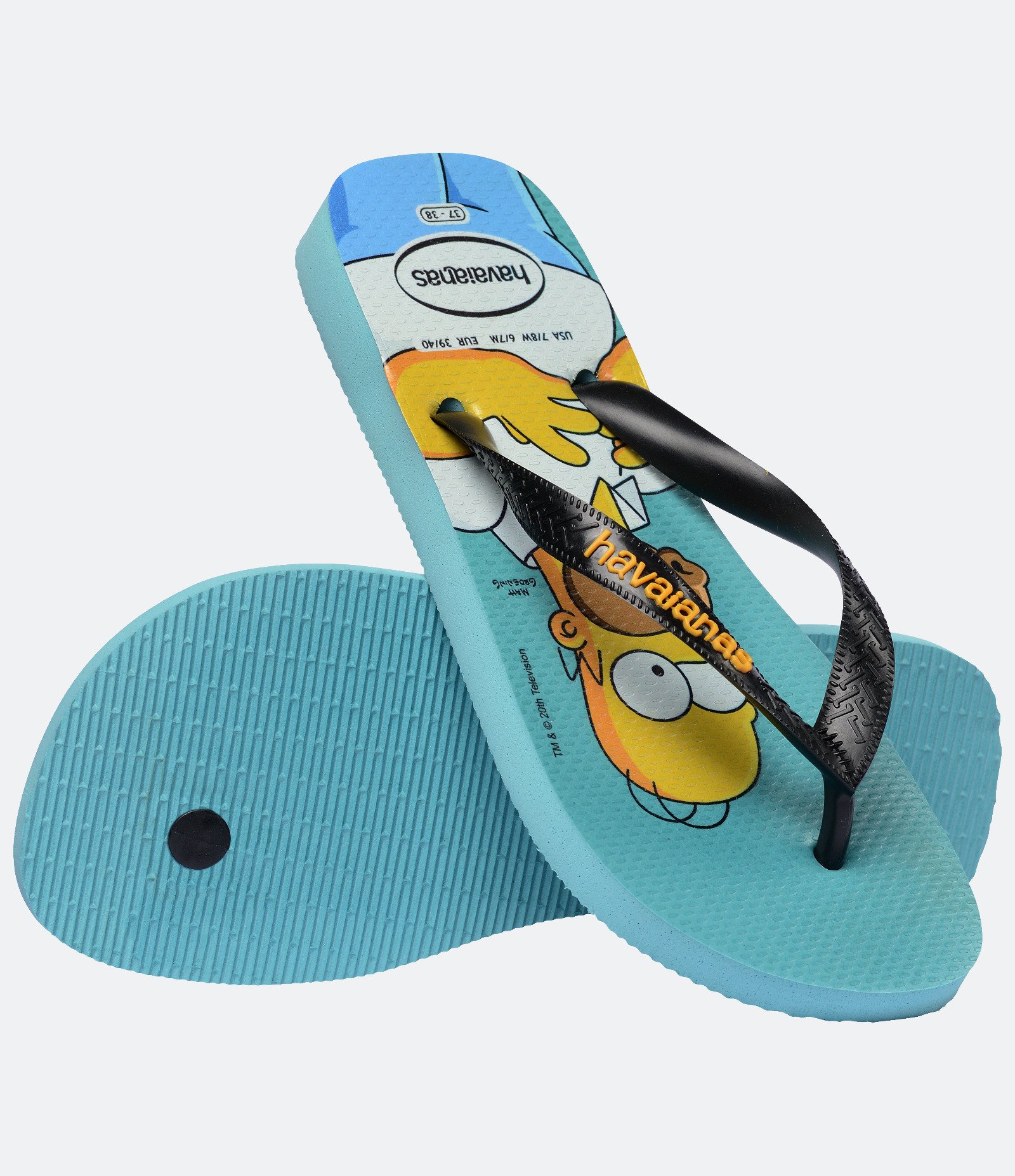 Chinelo com Estampa Homer Simpsons Havaianas Azul 4