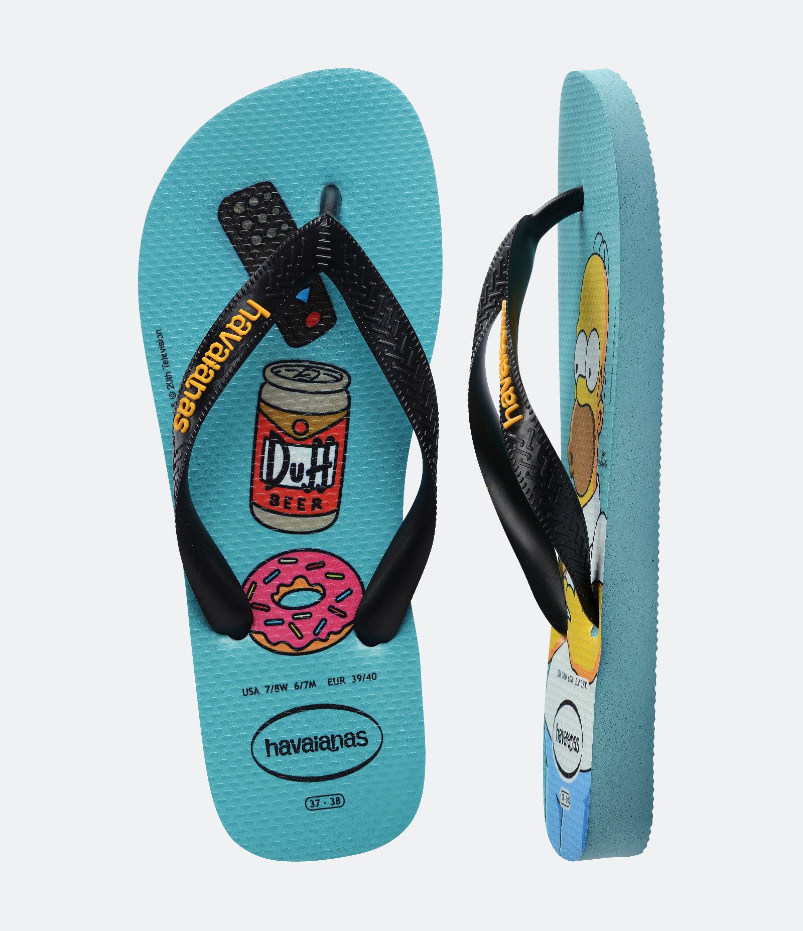 Chinelo com Estampa Homer Simpsons Havaianas Azul 5