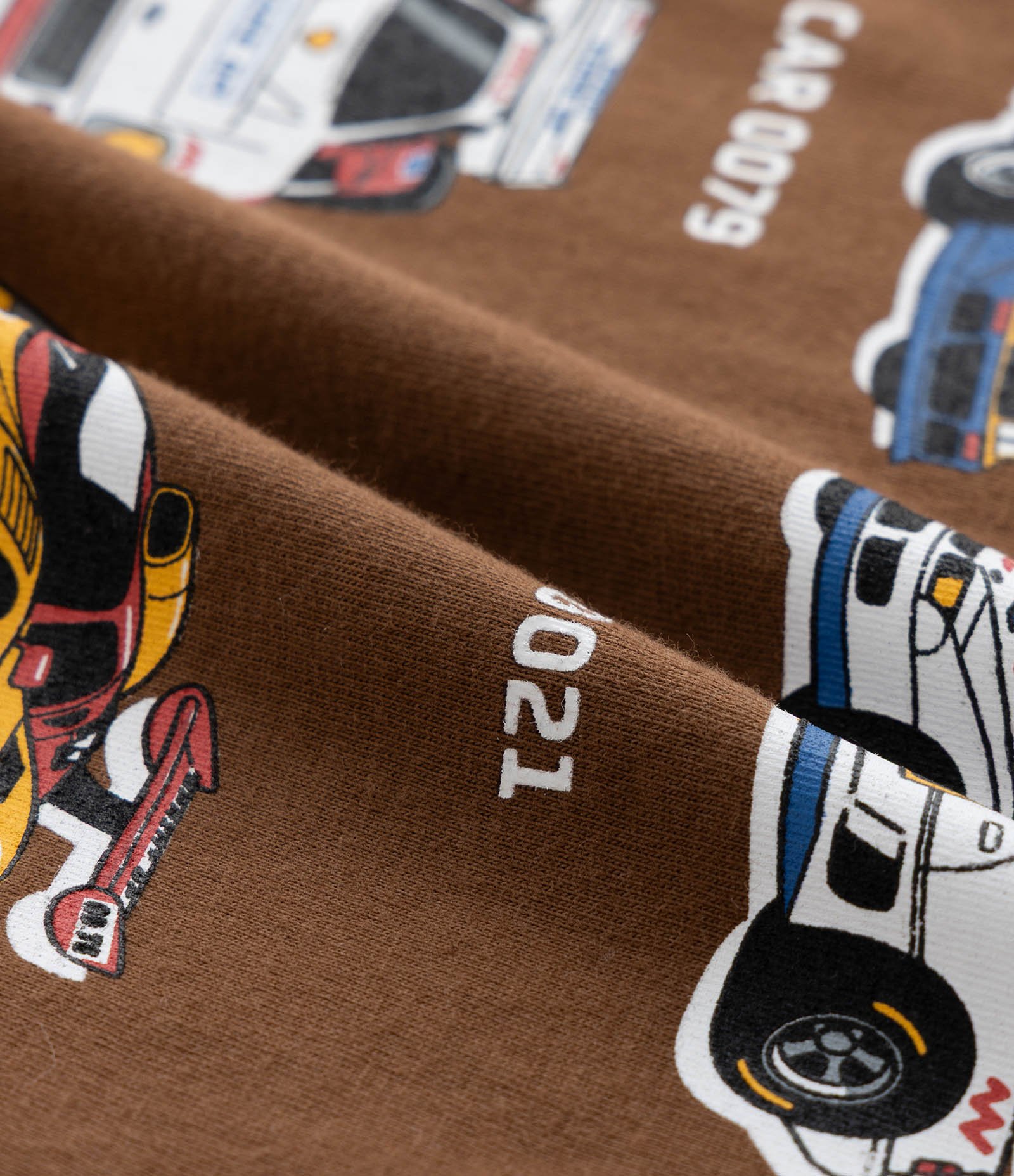 Camiseta Infantil com Estampa de Carros - Tam 1 a 6 Anos Marrom 4