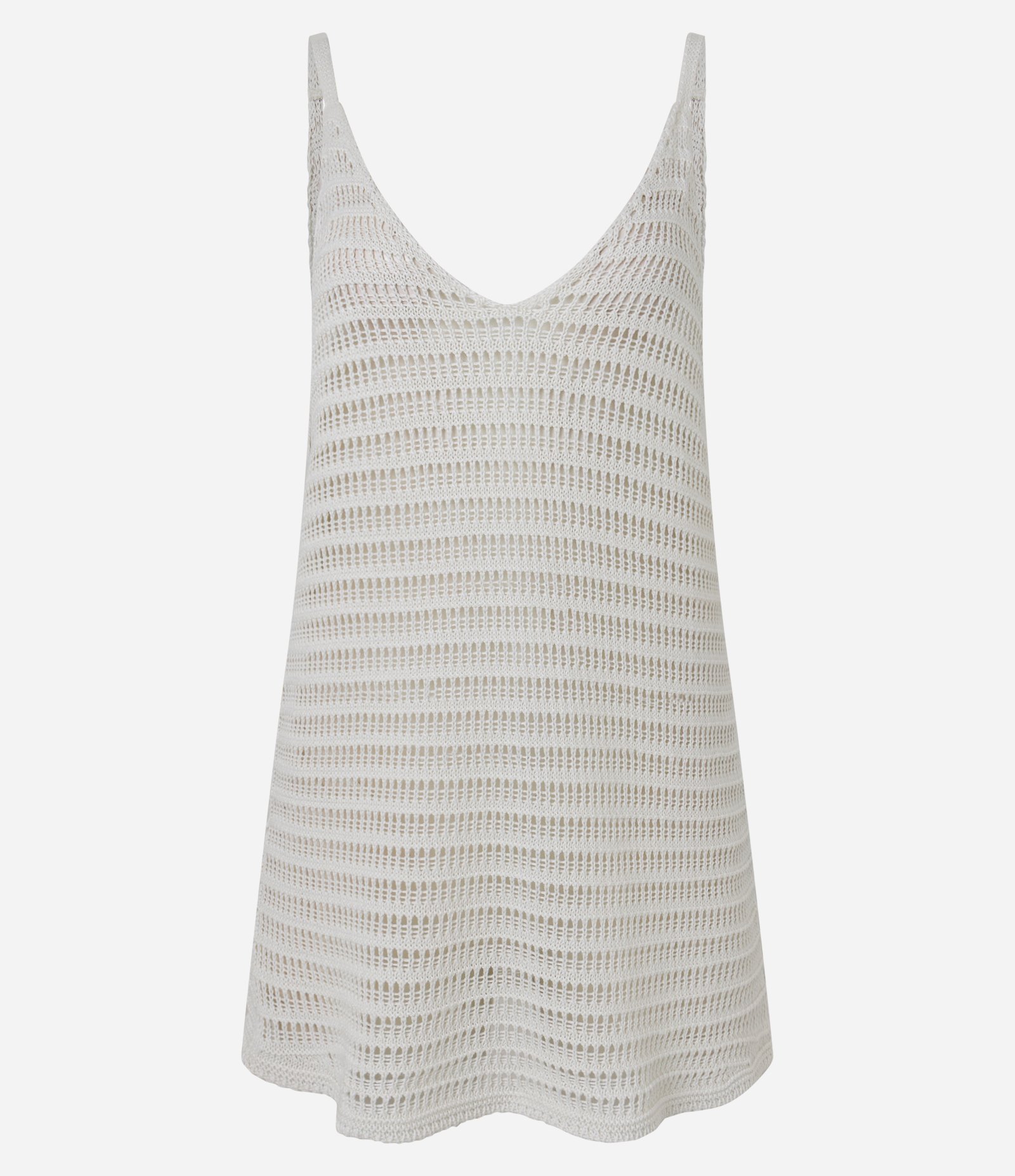Saída de Praia Vestido em Crochê Branco 5