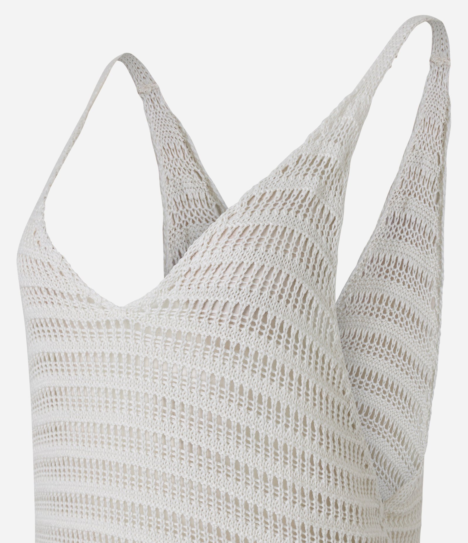 Saída de Praia Vestido em Crochê Branco 6