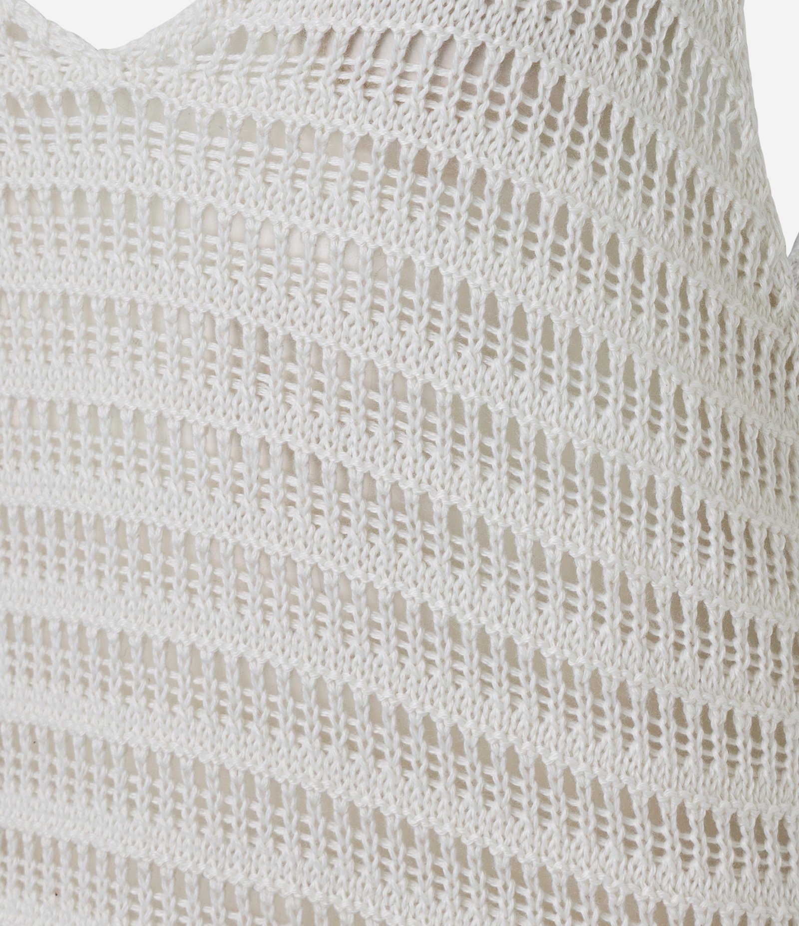 Saída de Praia Vestido em Crochê Branco 7