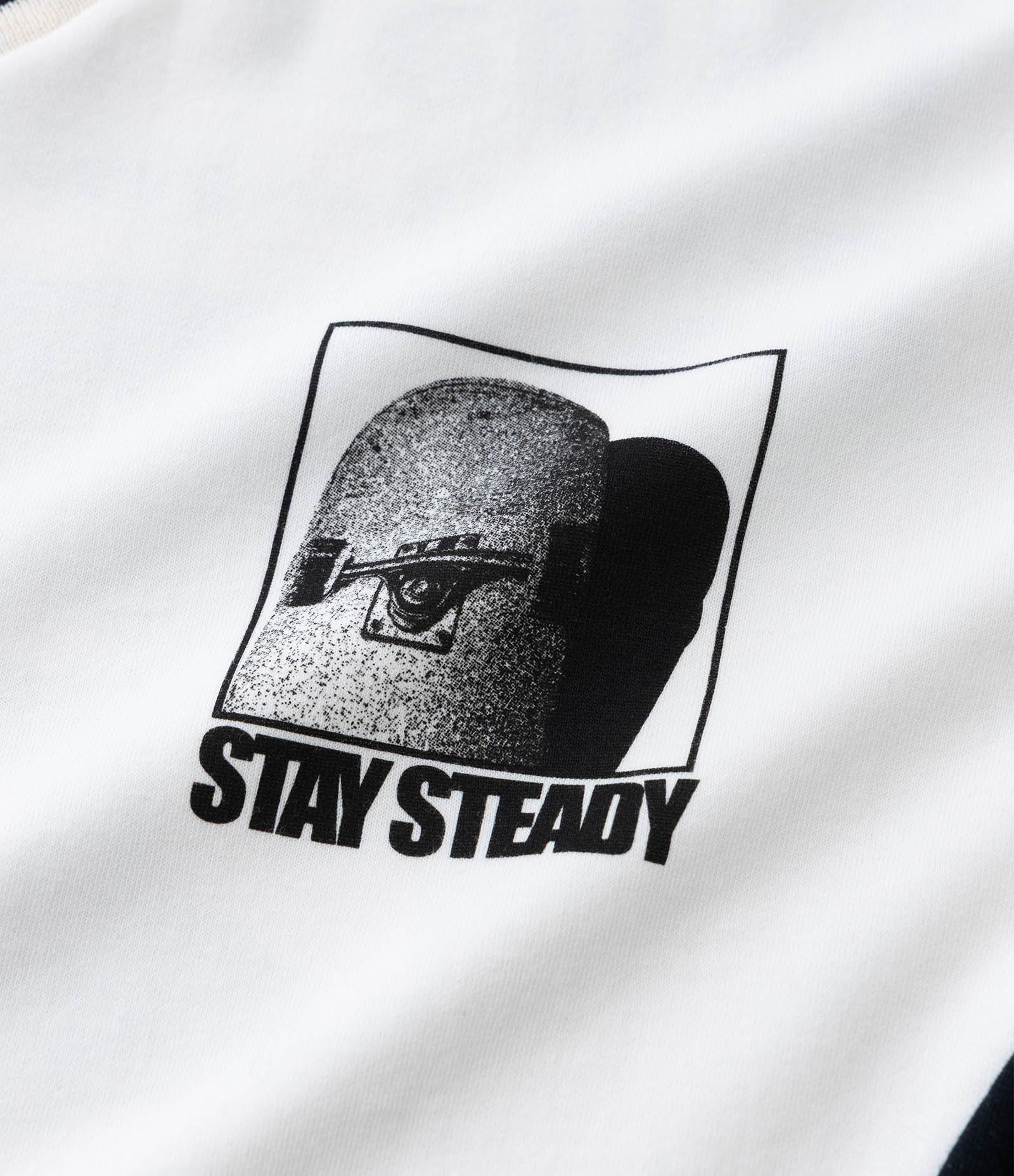 Camiseta Infantil com Estampa e Lettering Stay Steady - Tam 5 a 14 Anos Branco 7