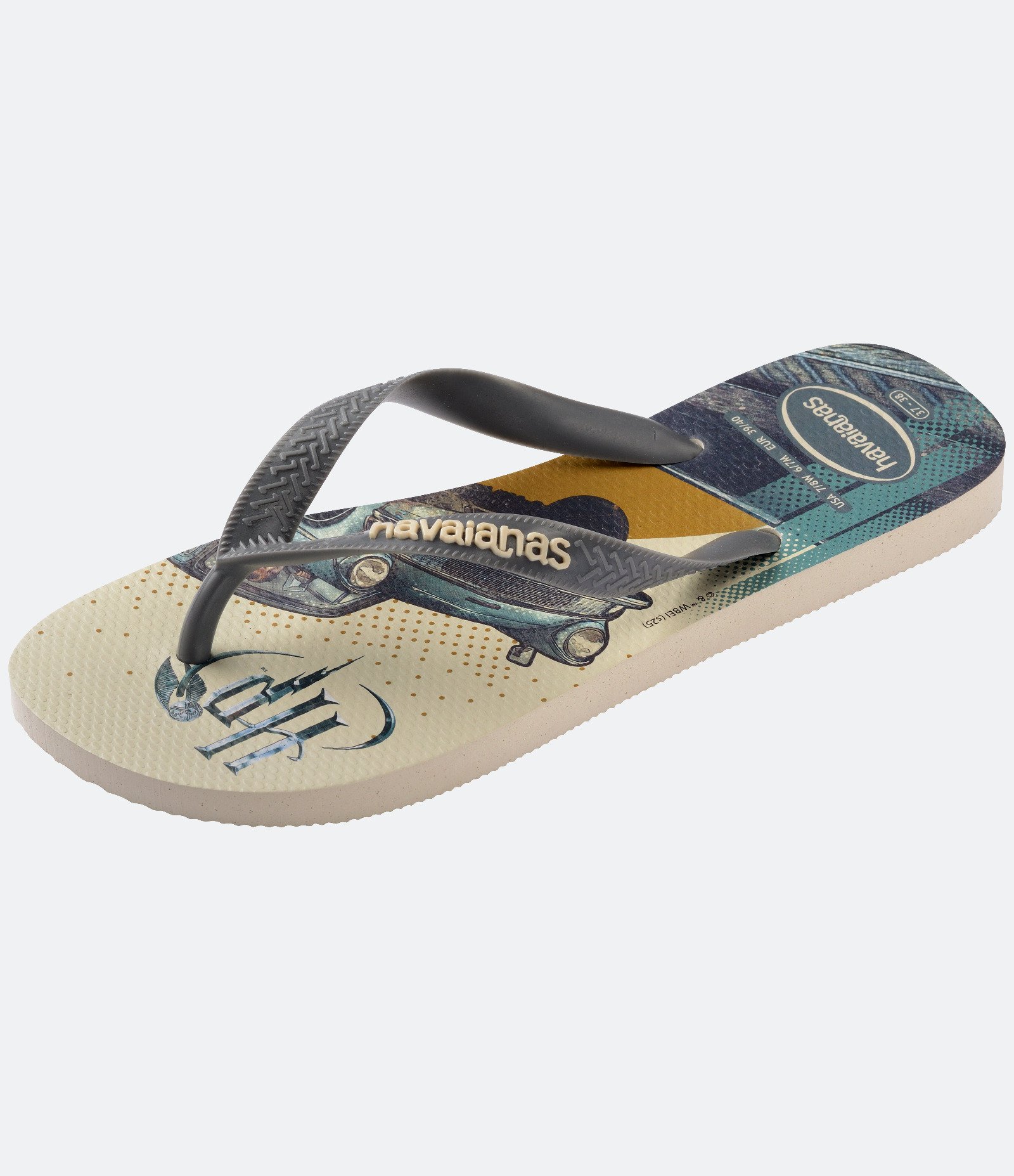 Chinelo Havaianas com Estampa Harry Potter Cinza/Bege 3