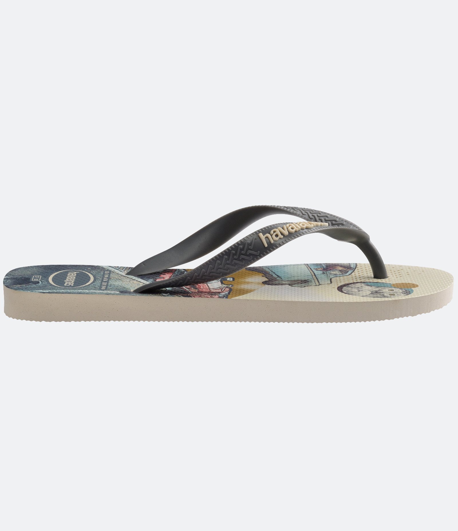 Chinelo Havaianas com Estampa Harry Potter Cinza/Bege 6