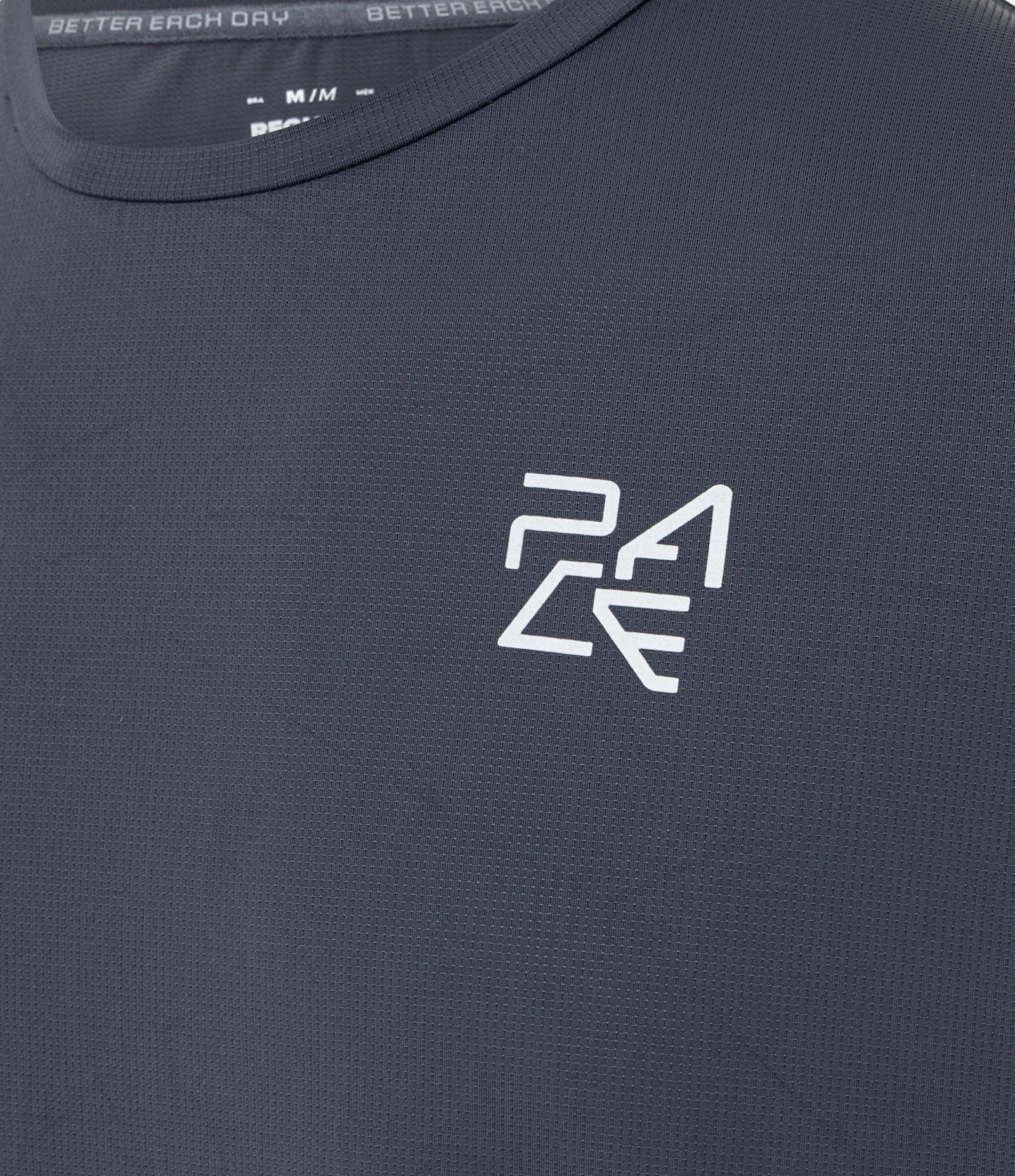 Camiseta Regular em Tecnologia Dry com Estampa Lettering Preto 2