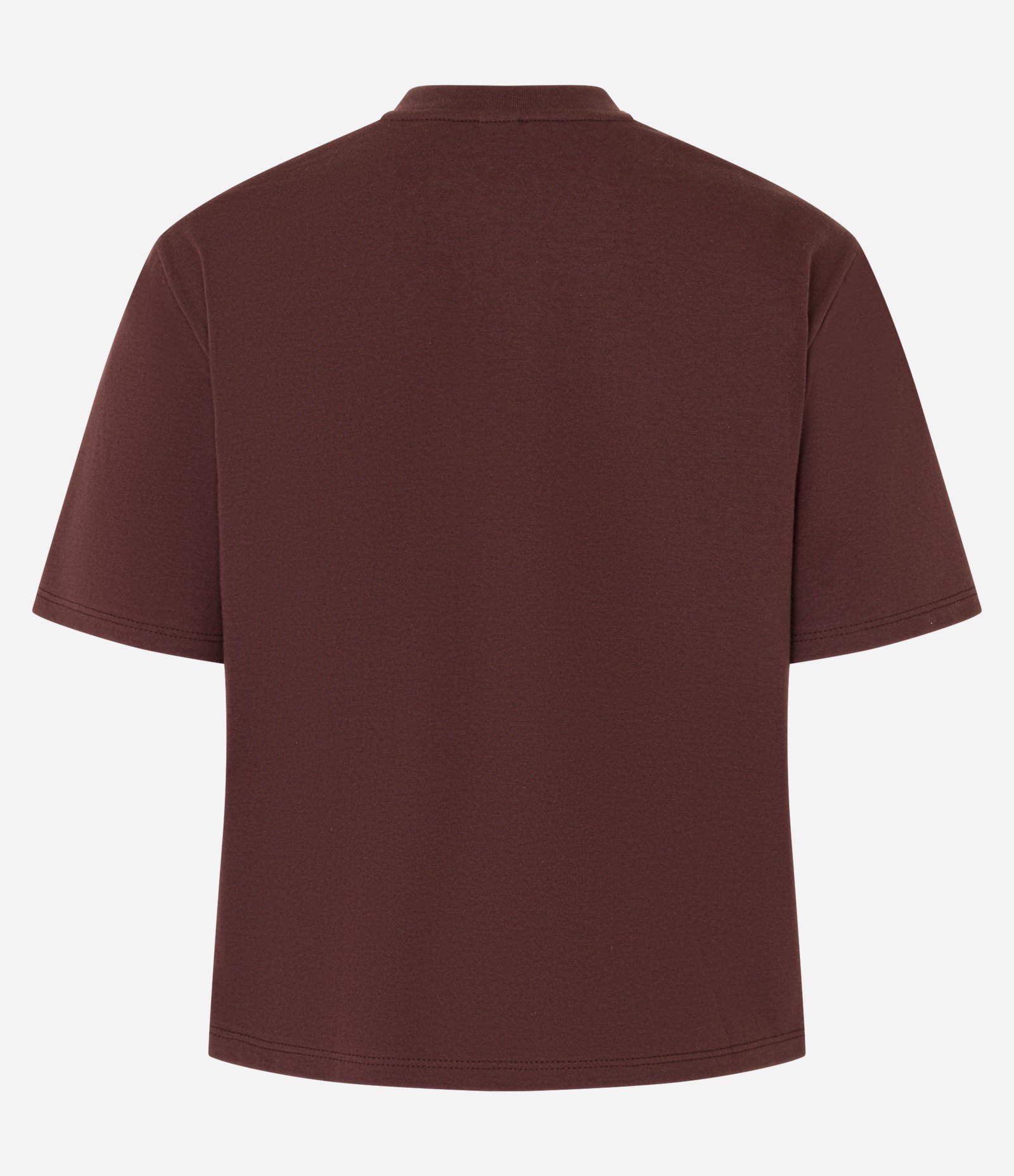 Blusa Slim em Algodão com Bordados de Barco à Vela Marrom 8