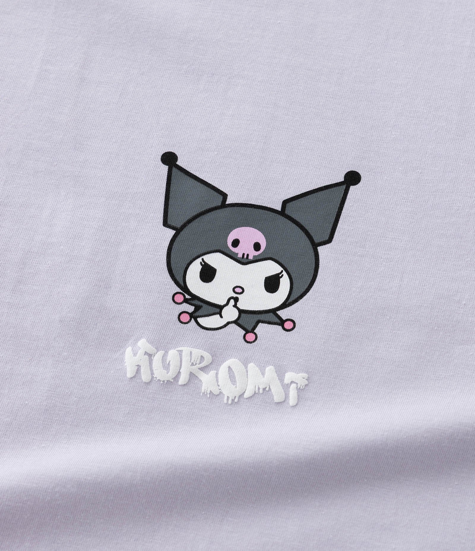 Camiseta Relaxed Infantil com Estampa Moods Kuromi - Tam 6 a 14 Anos Roxo 5