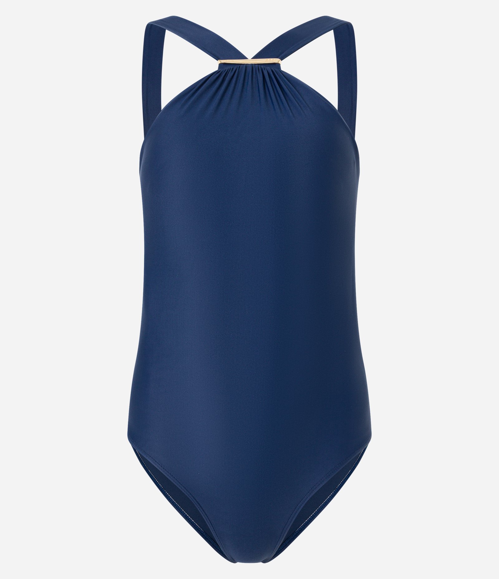 Maiô em Poliamida com Detalhe Metalizado Azul 4