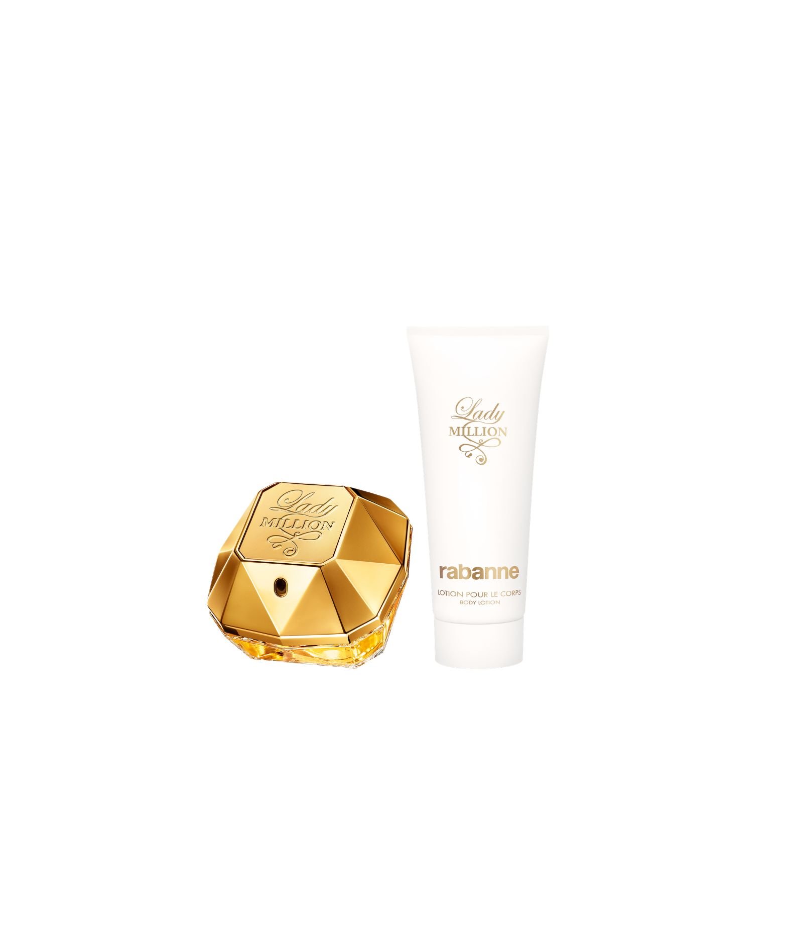 Kit Rabanne Lady Million Sensual EDP 80ml + Creme Corporal 100ml KIT 2