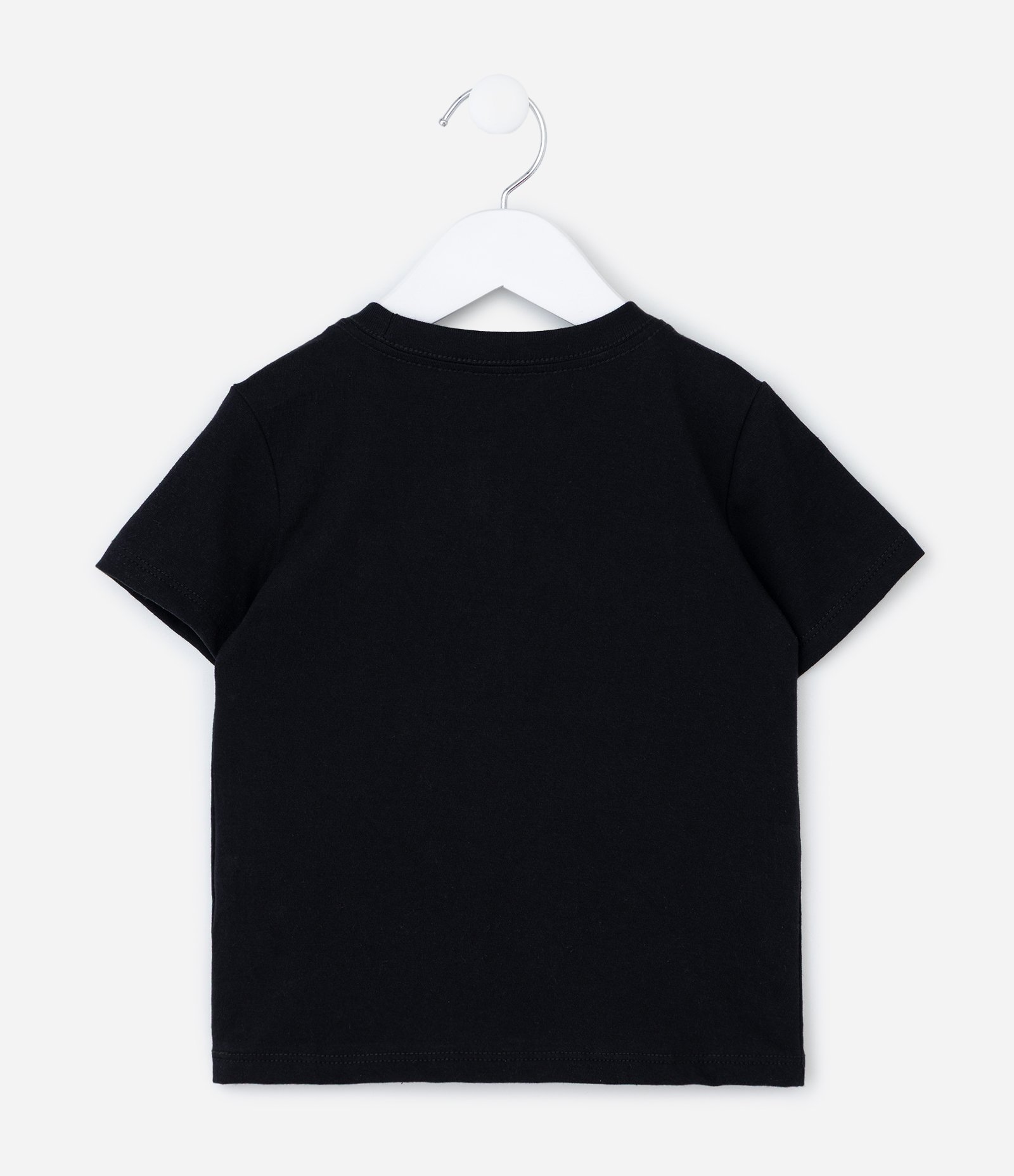 Camiseta Infantil com Estampa Dino Blocos de Montar - Tam 1 a 6 Anos Preto 3