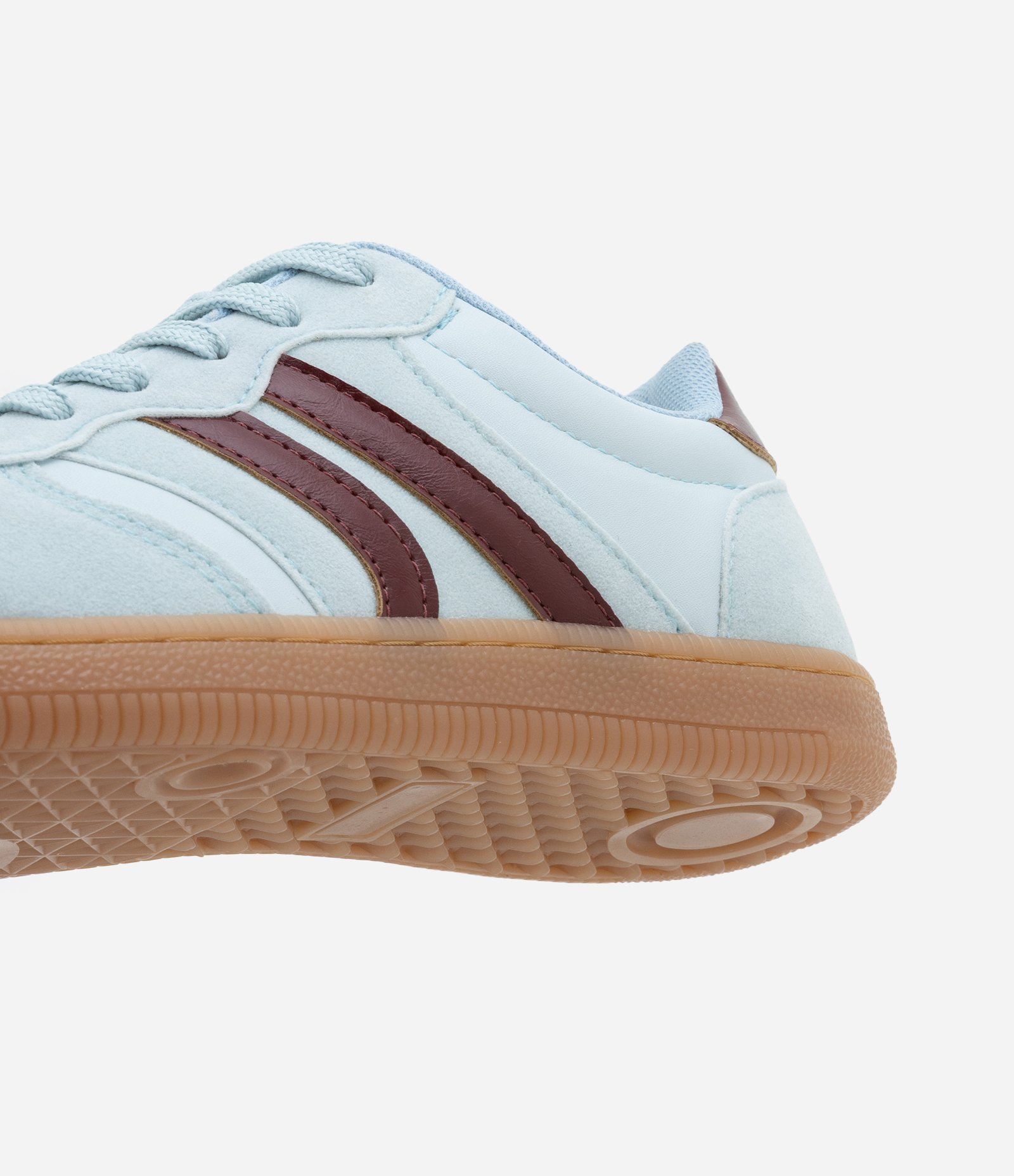 Tênis Chuteira em Pu com Efeito Camurça Azul 4