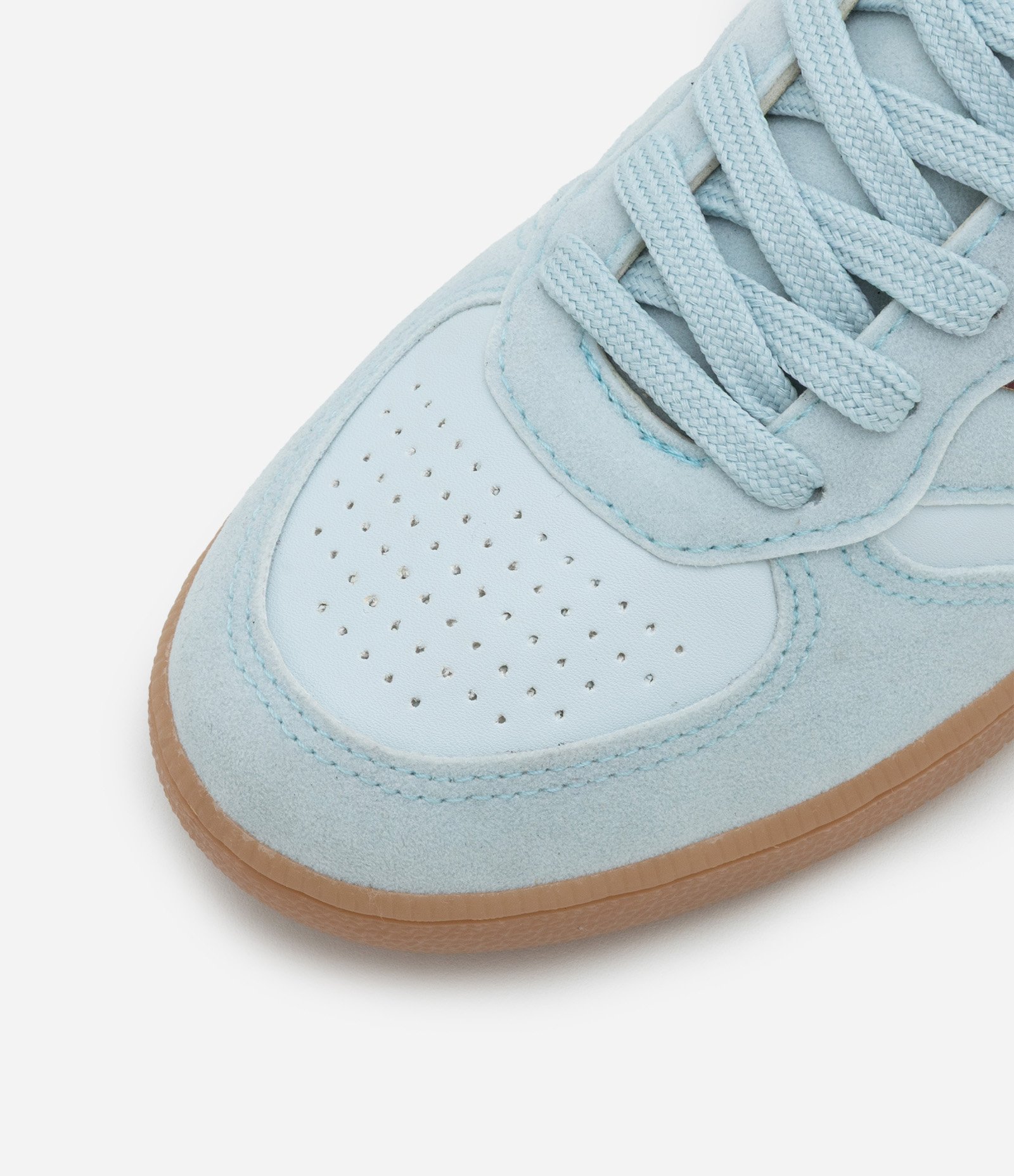 Tênis Chuteira em Pu com Efeito Camurça Azul 5