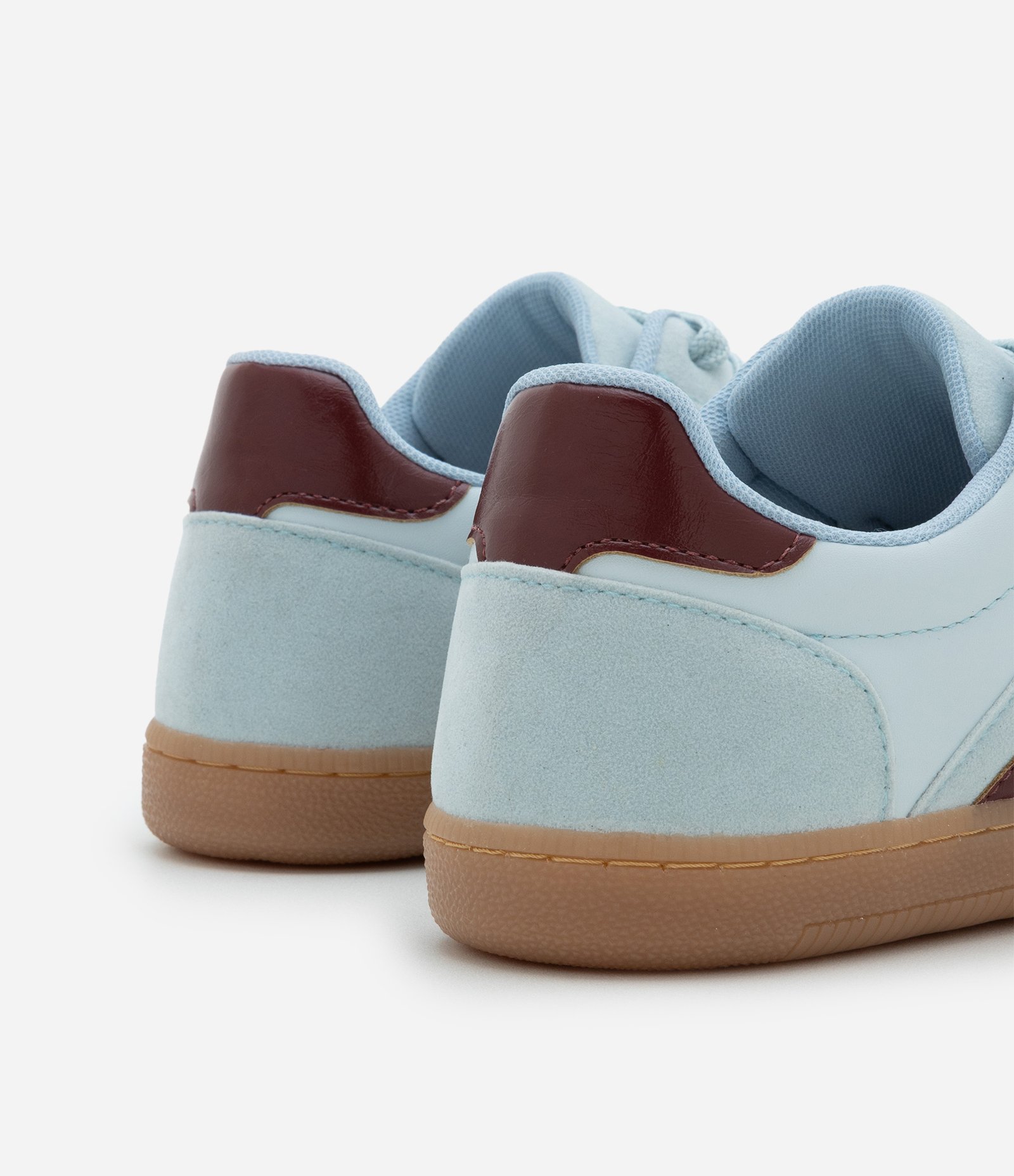 Tênis Chuteira em Pu com Efeito Camurça Azul 6