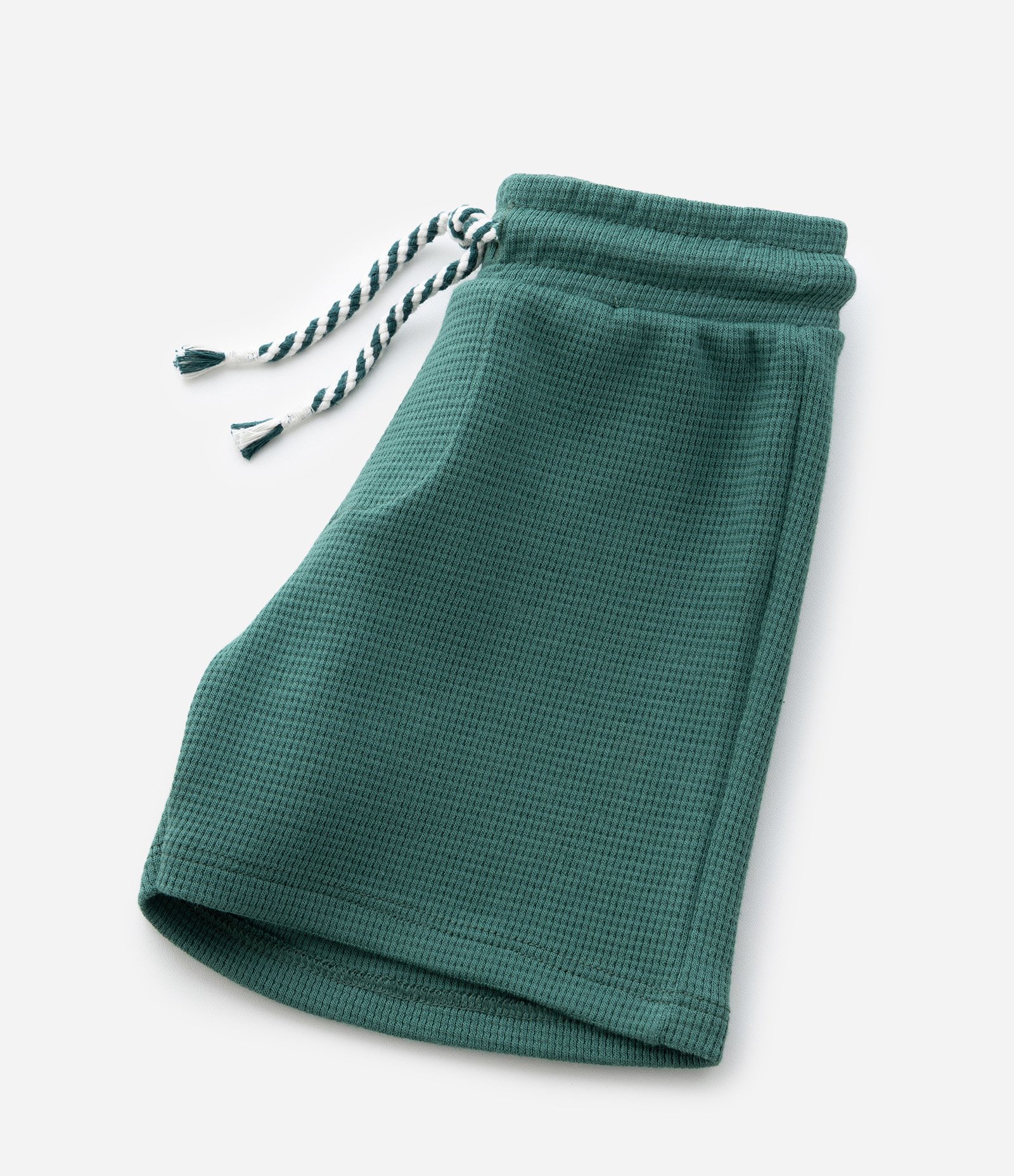 Bermuda Infantil com Textura Waffle - Tam 1 a 6 Anos Verde 4