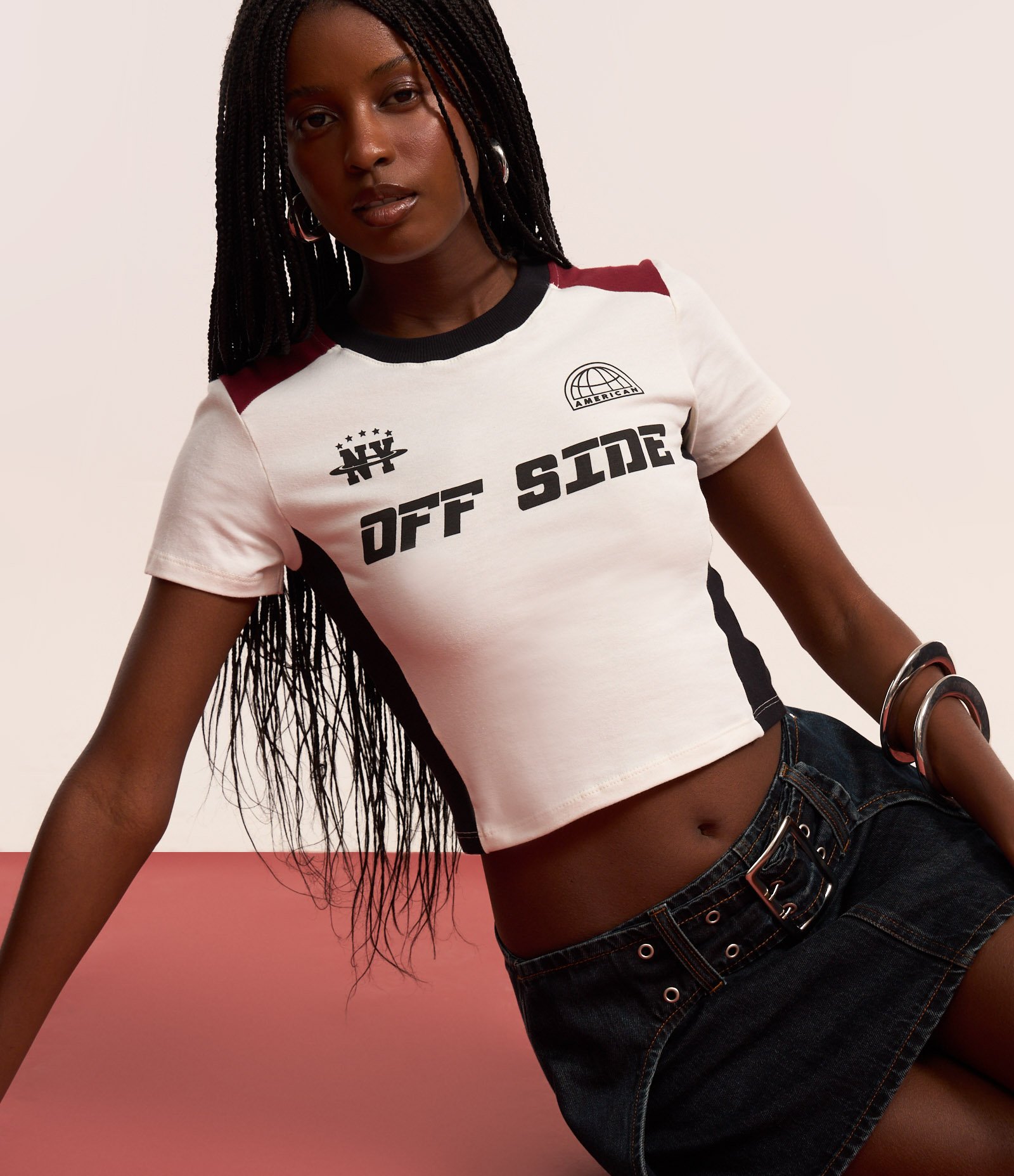 Camiseta New T-Shirt em Algodão com Lettering Off Side Branco 4