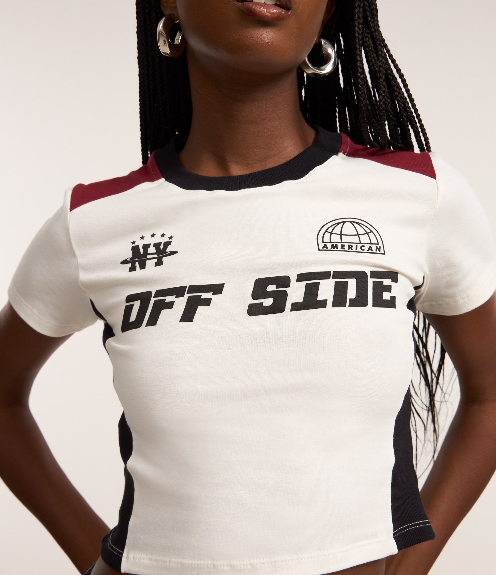 Camiseta New T-Shirt em Algodão com Lettering Off Side Branco 3