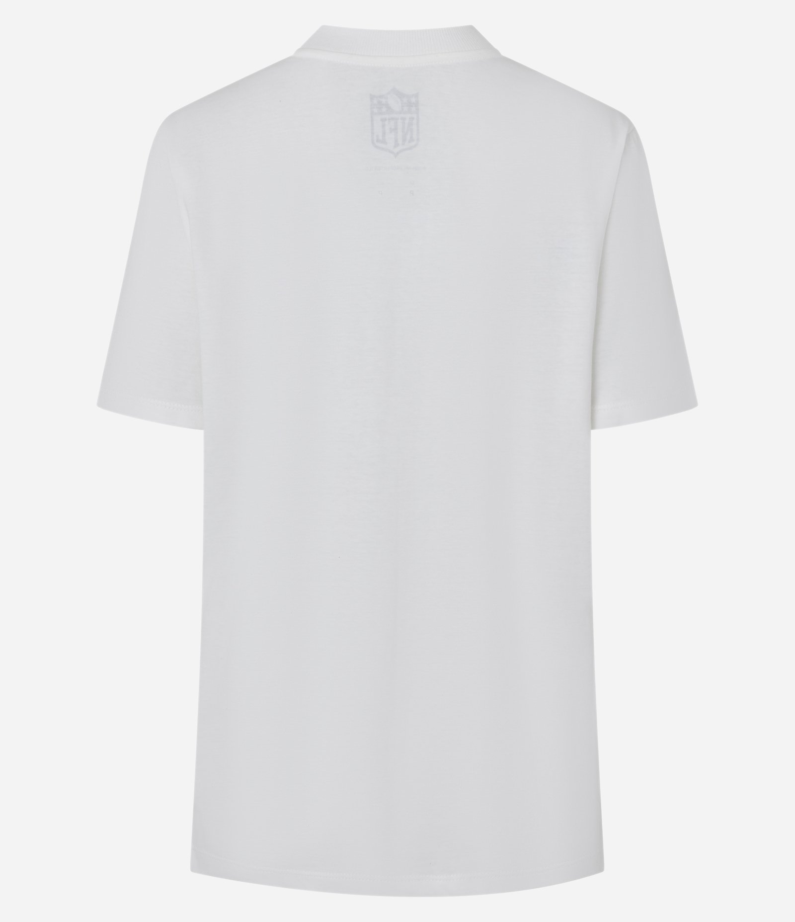 Camiseta Alongada em Algodão com Estampa Chiefs Branco 5