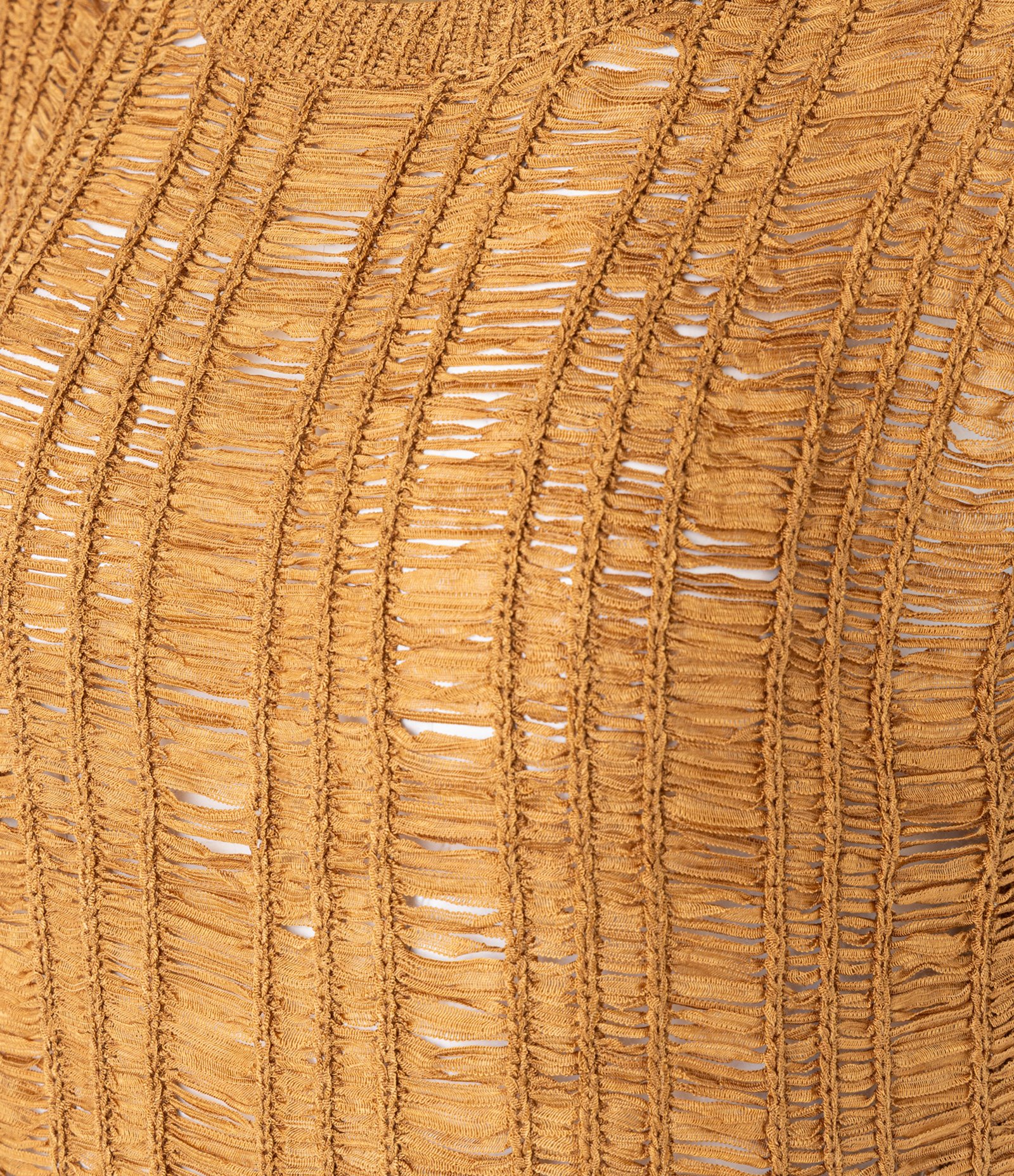 Blusa em Tricô com Textura Diferenciada Marrom 6