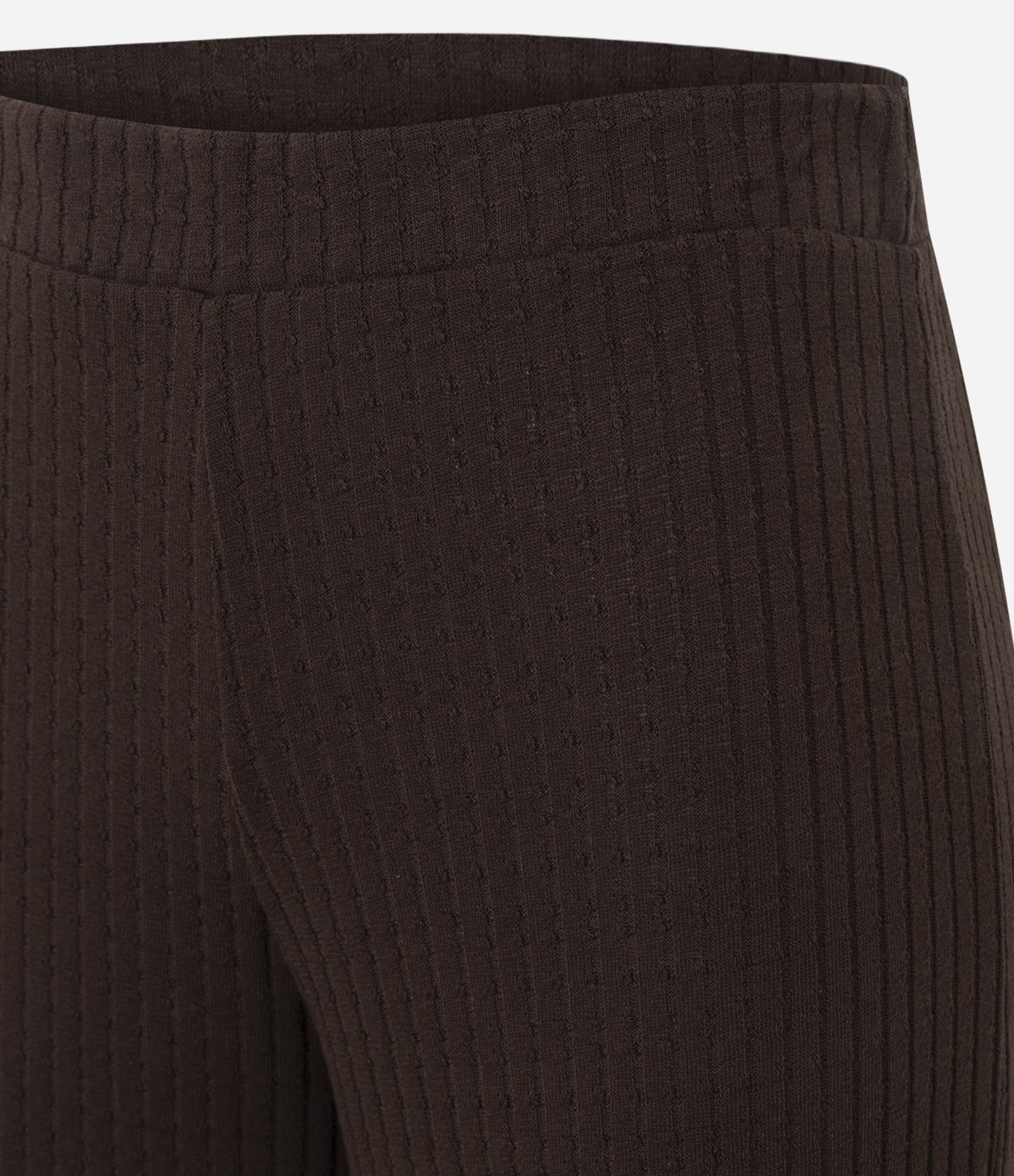 Calça Reta em Ribana com Cintura Média 2