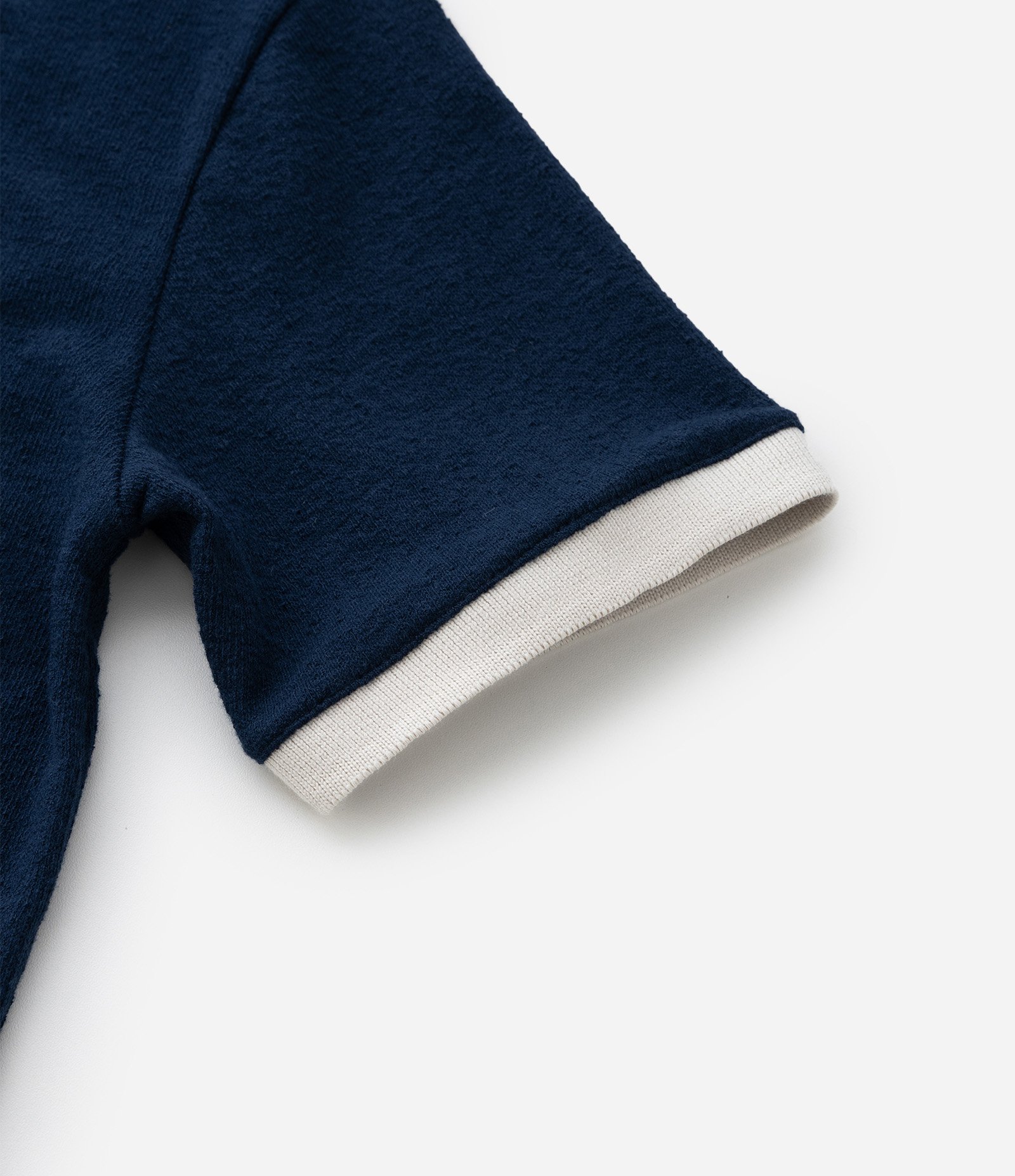 Camiseta Polo Infantil com Lettering - Tam 5 a 14 Anos Azul 4