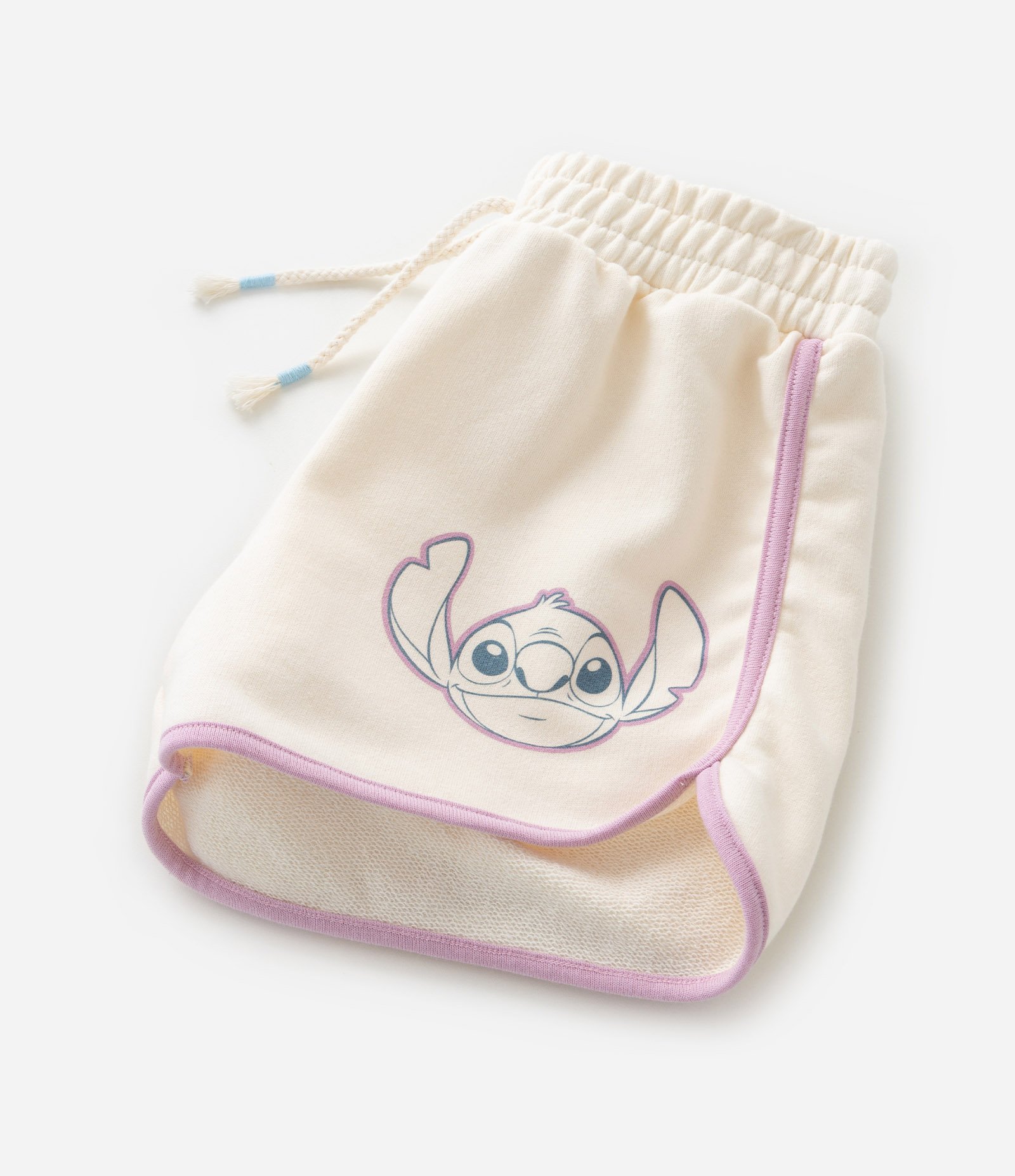 Conjunto Infantil em Algodão com Estampa Stitch - Tam 1 a 6 Anos Bege 12