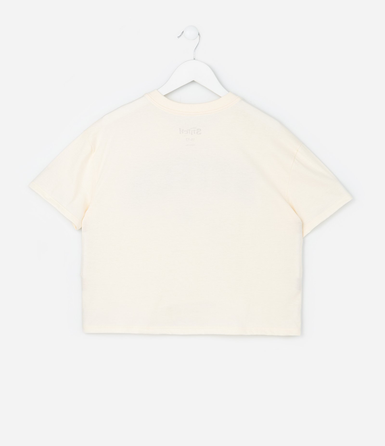 Conjunto Infantil em Algodão com Estampa Stitch - Tam 1 a 6 Anos Bege 3