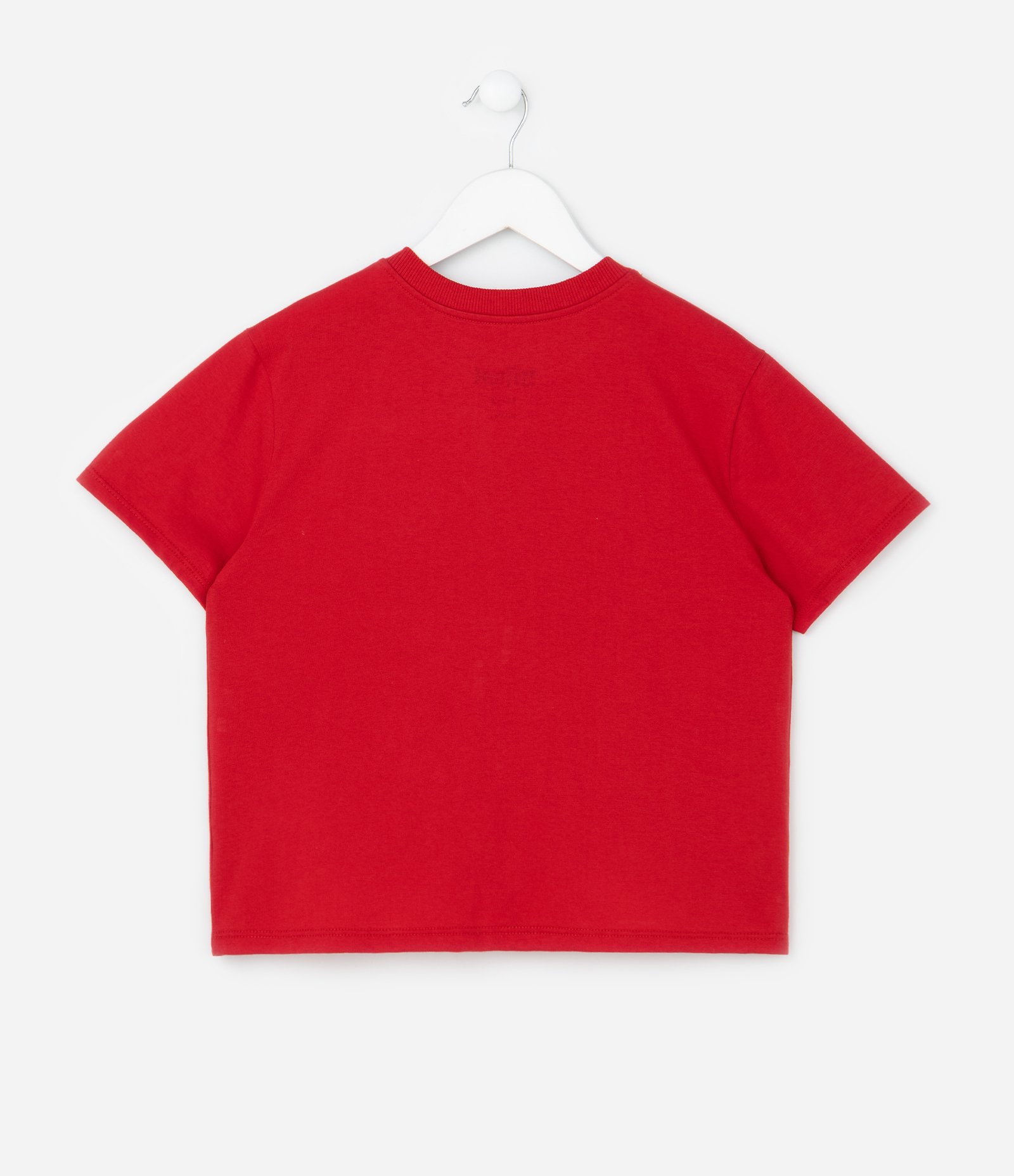 Camiseta Infantil Comfort com Estampa Stitch Rio de Janeiro - Tam 5 a 14 Anos Vermelho 2