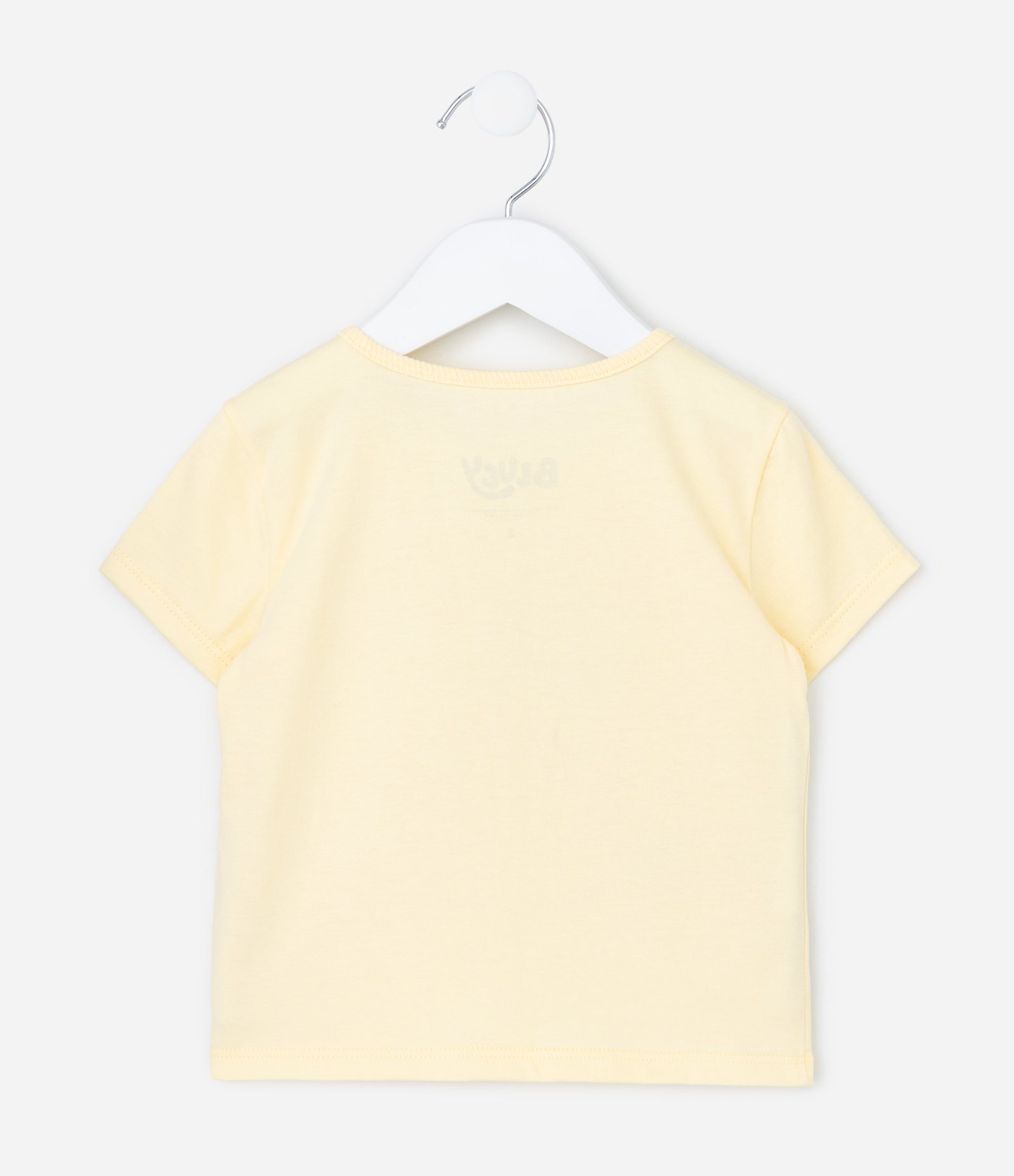 Conjunto Infantil em Algodão com Estampa Bluey - Tam 1 a 6 Anos Amarelo 3