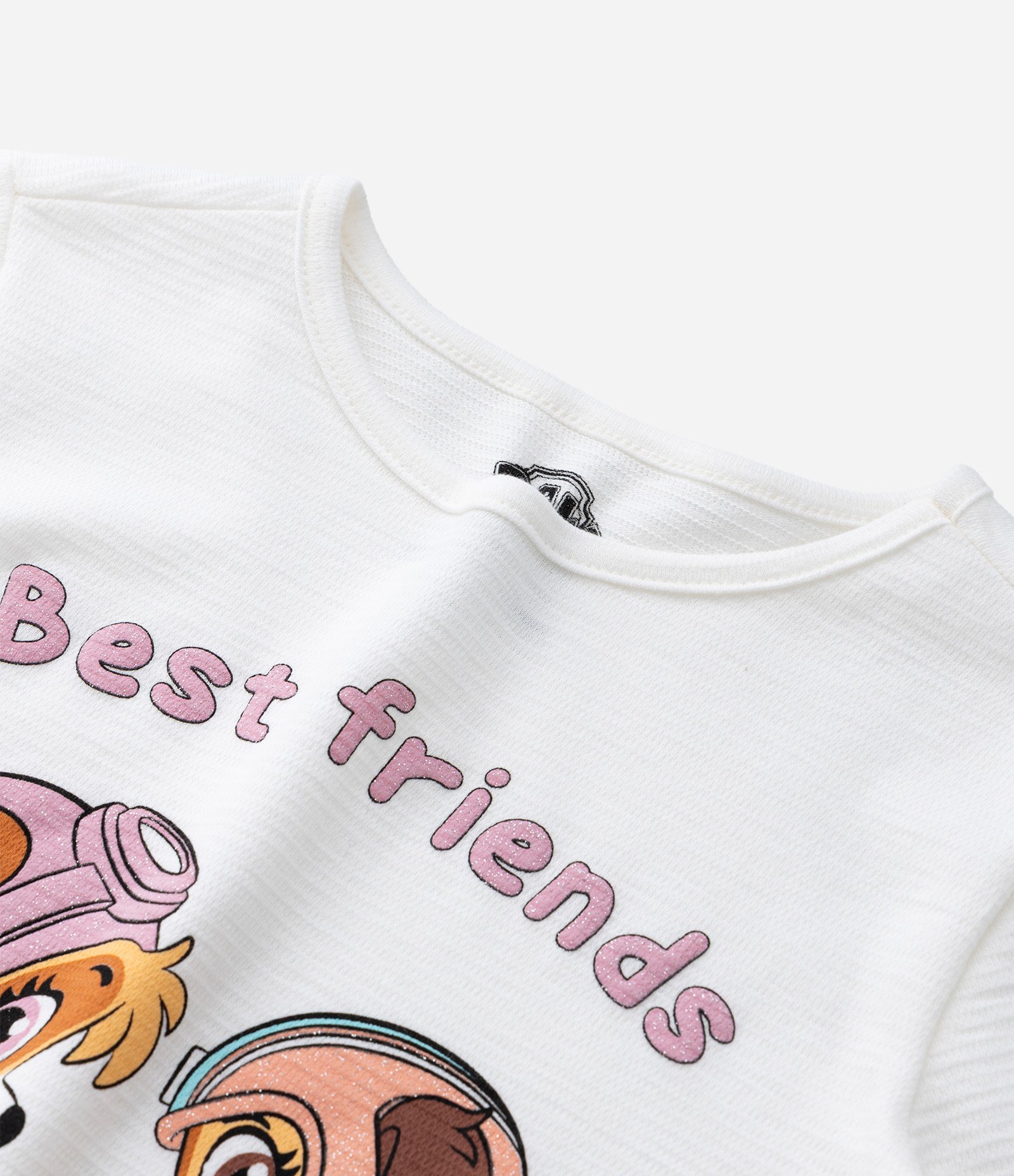 Camiseta Infantil em Algodão com Estampa Sky - Tam 1 a 6 Anos Branco 4