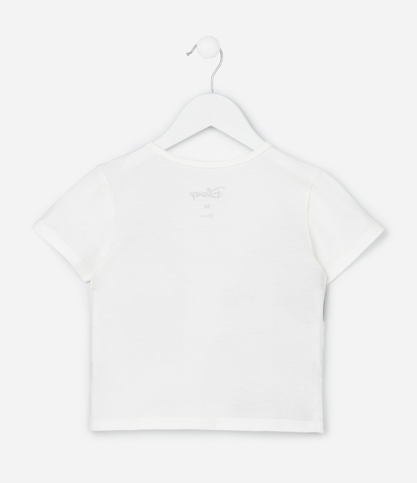 Camiseta Infantil com Estampa Minnie e Margarida - Tam 1 a 6 Anos Branco 2