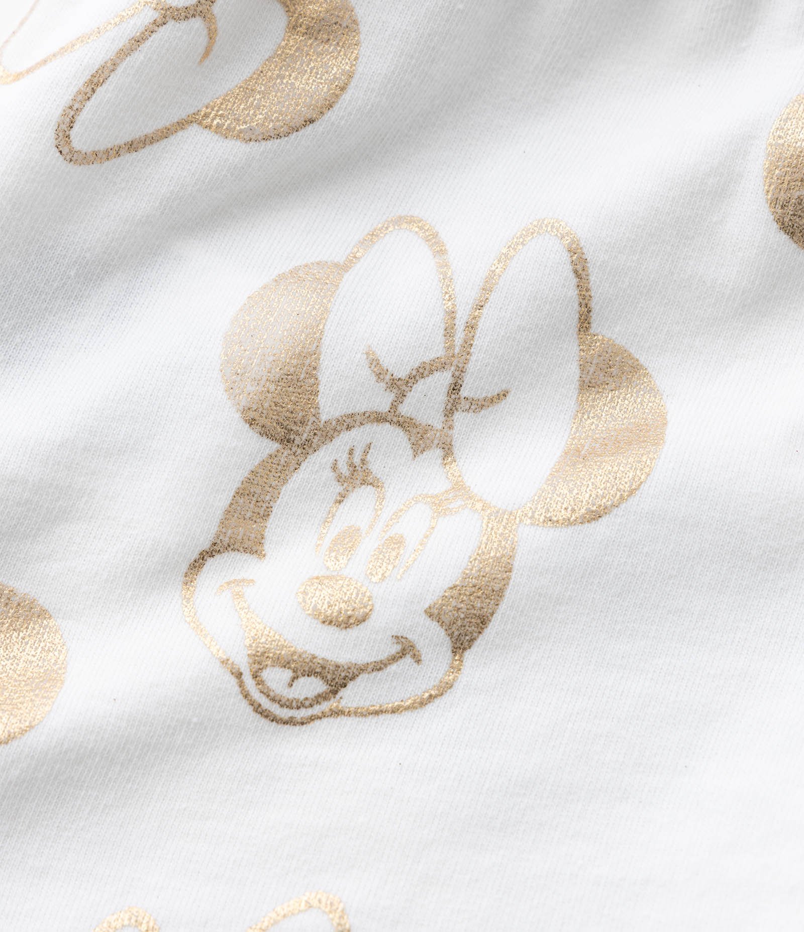 Short Infantil Runner com Estampa Minnie - Tam 1 a 6 Anos Branco 4