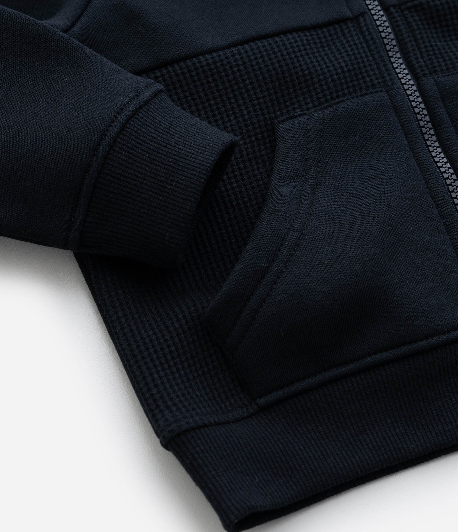 Jaqueta Infantil com Capuz e Bolsos - Tam 1 a 6 Anos Preto 6