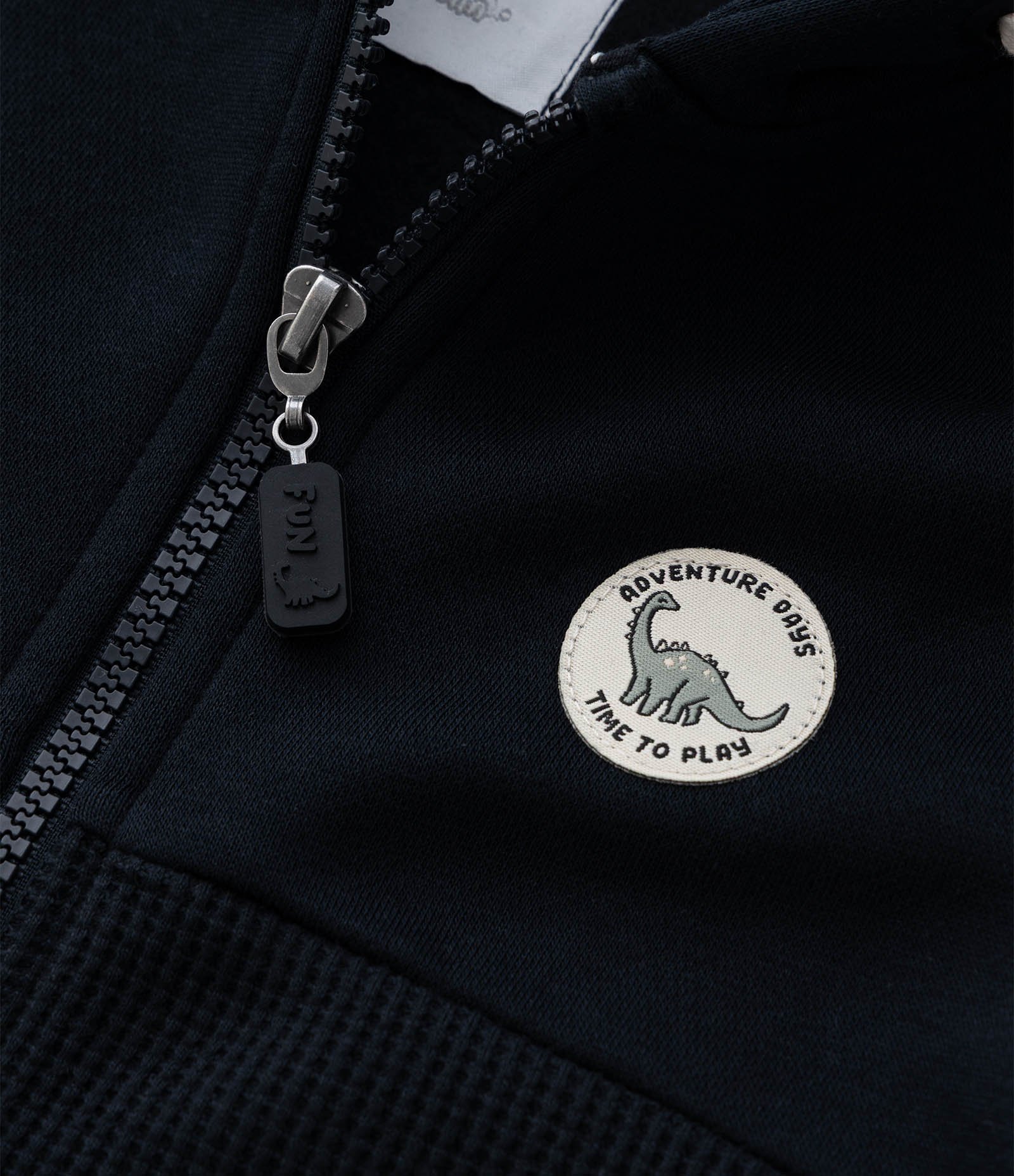 Jaqueta Infantil com Capuz e Bolsos - Tam 1 a 6 Anos Preto 7