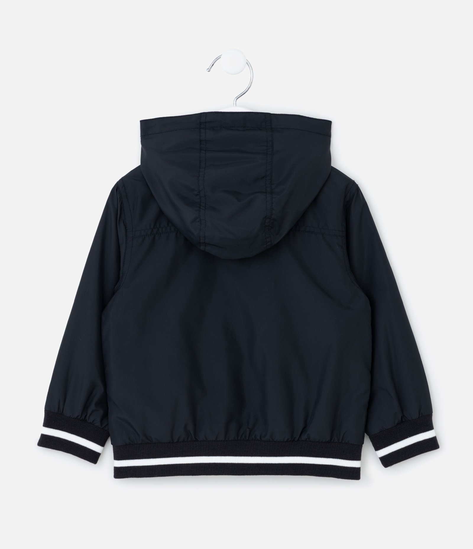 Jaqueta Quebra Vento Infantil em Microfibra - Tam 1 a 5 anos Azul escuro 2