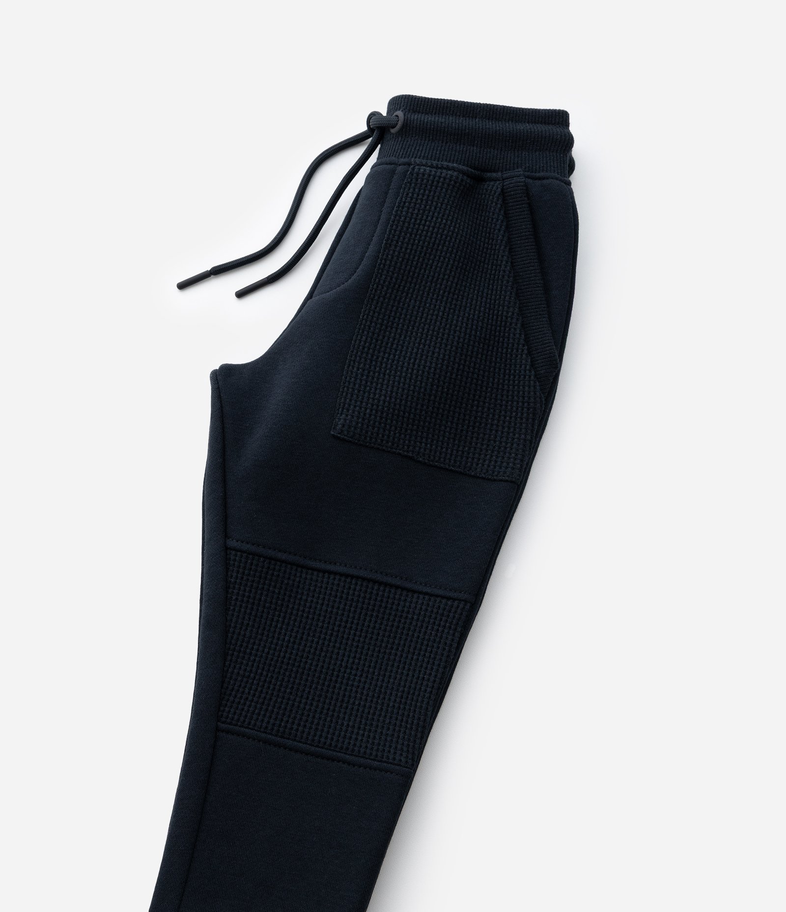 Calça Infantil com Recortes e Texturas - Tam 1 a 6 Anos Preto 6