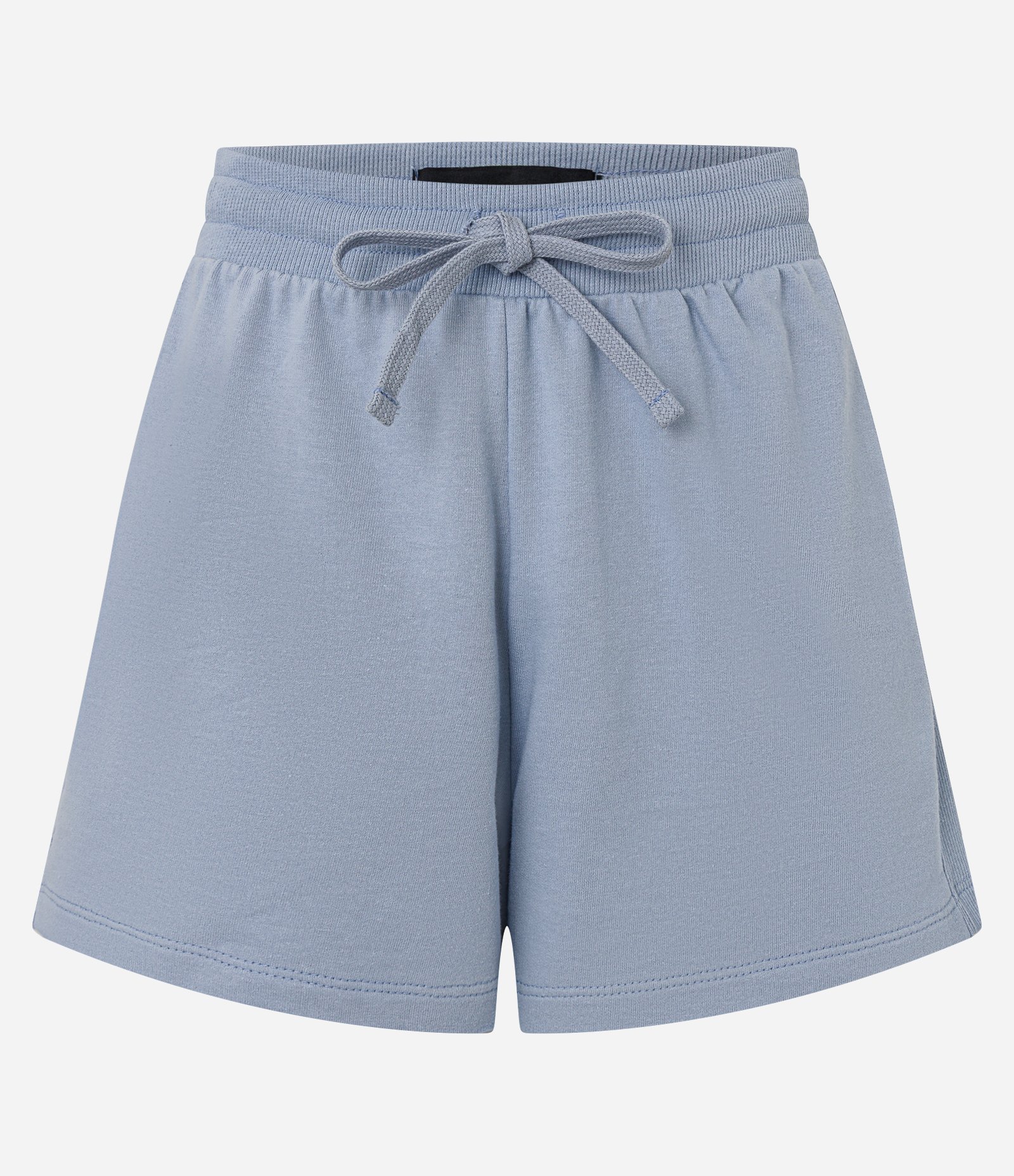 Short Moletom com Cós Elástico Azul 6