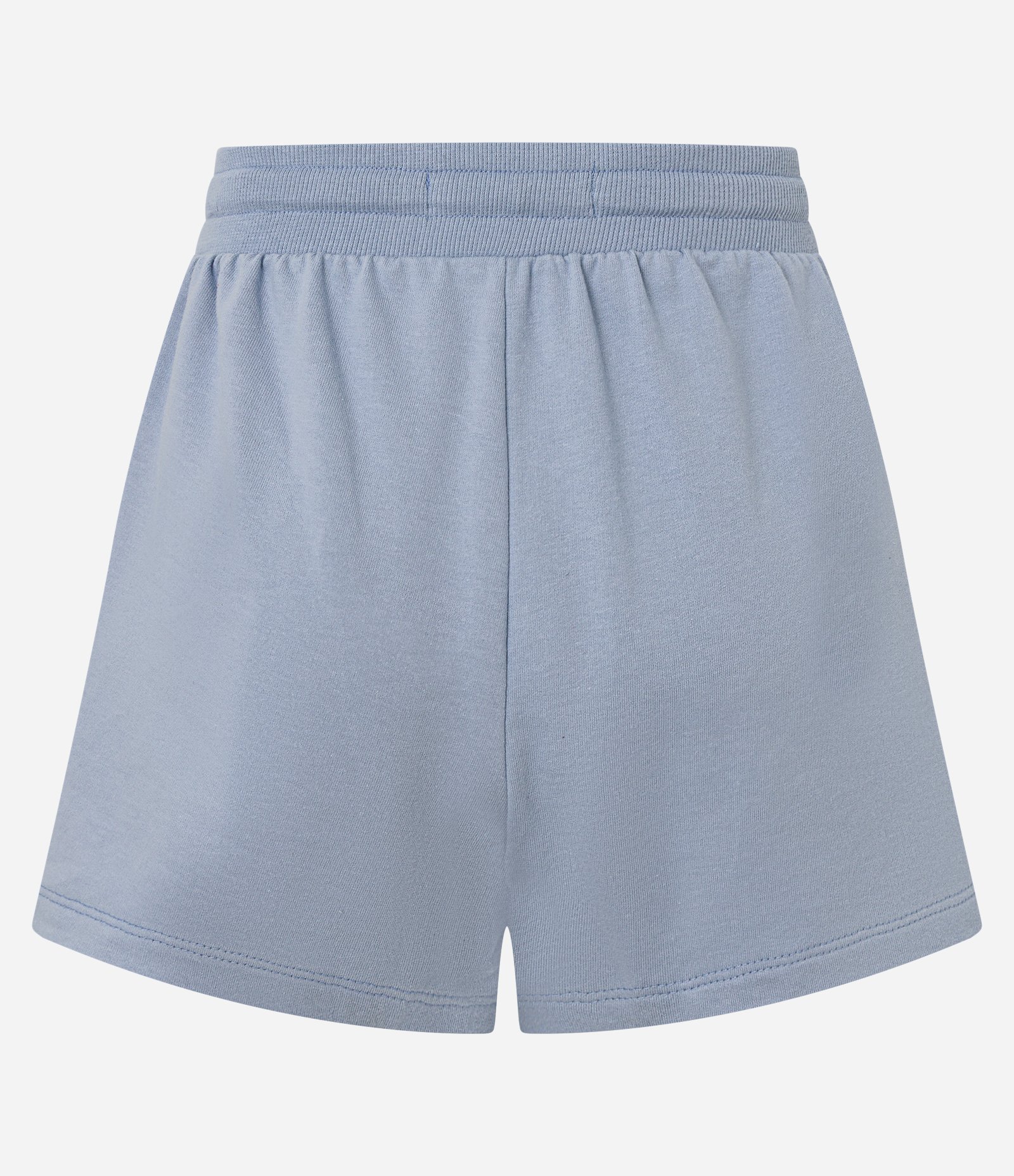 Short Moletom com Cós Elástico Azul 7