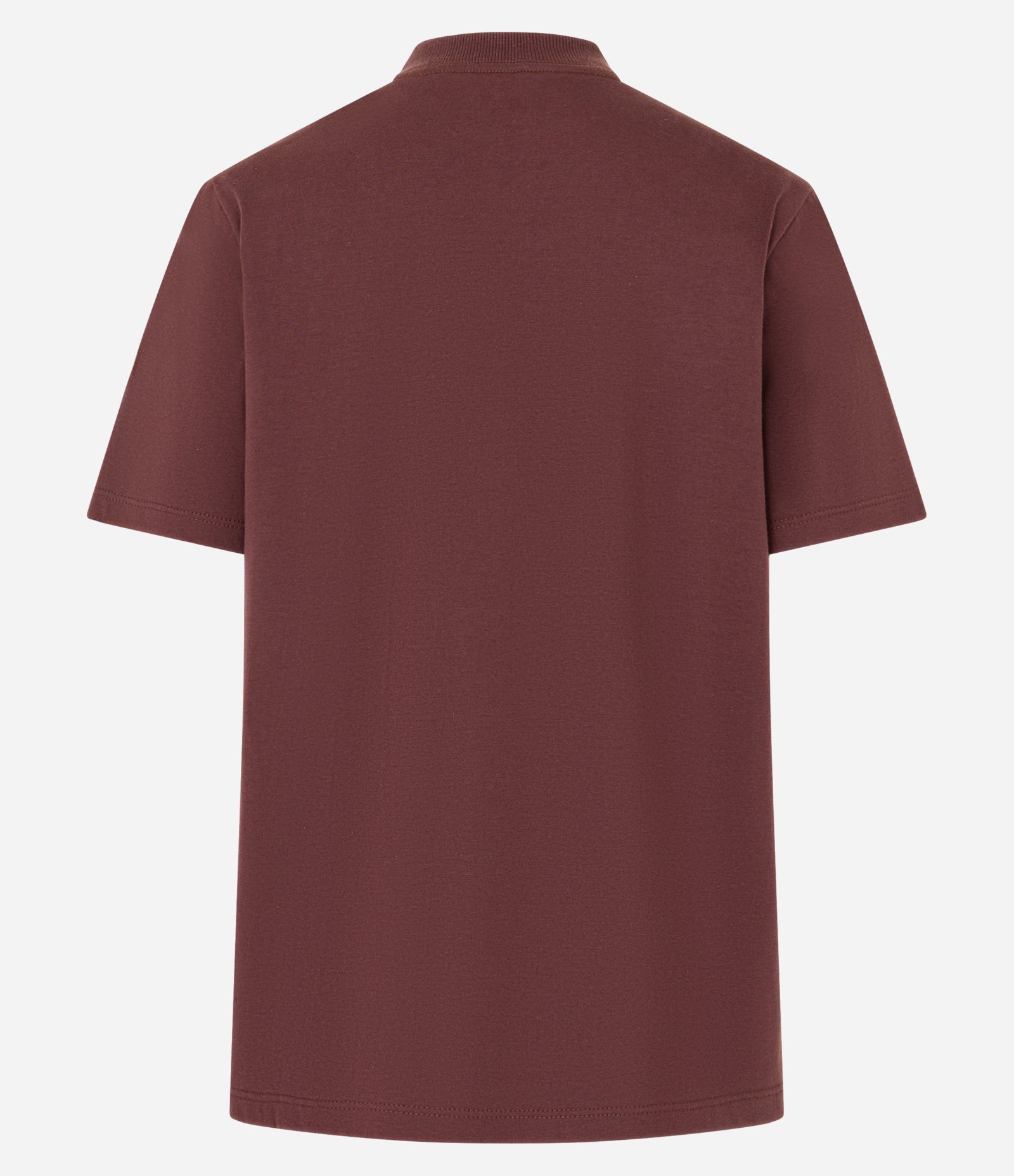 Camiseta Alongada em Algodão com Estampa 94 Marrom 6