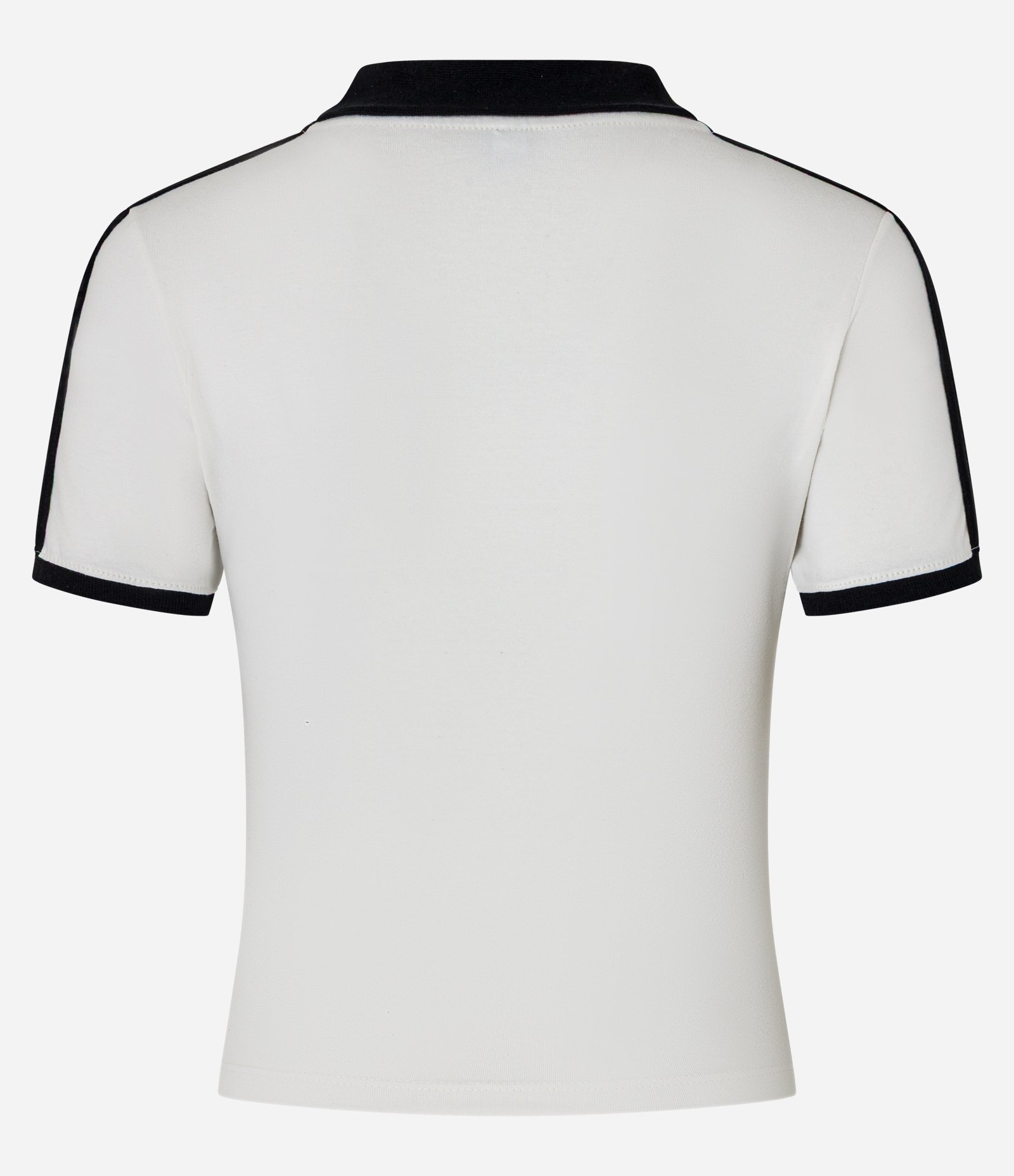 Blusa Polo em Algodão com Bordado de Lacinho Branco 7