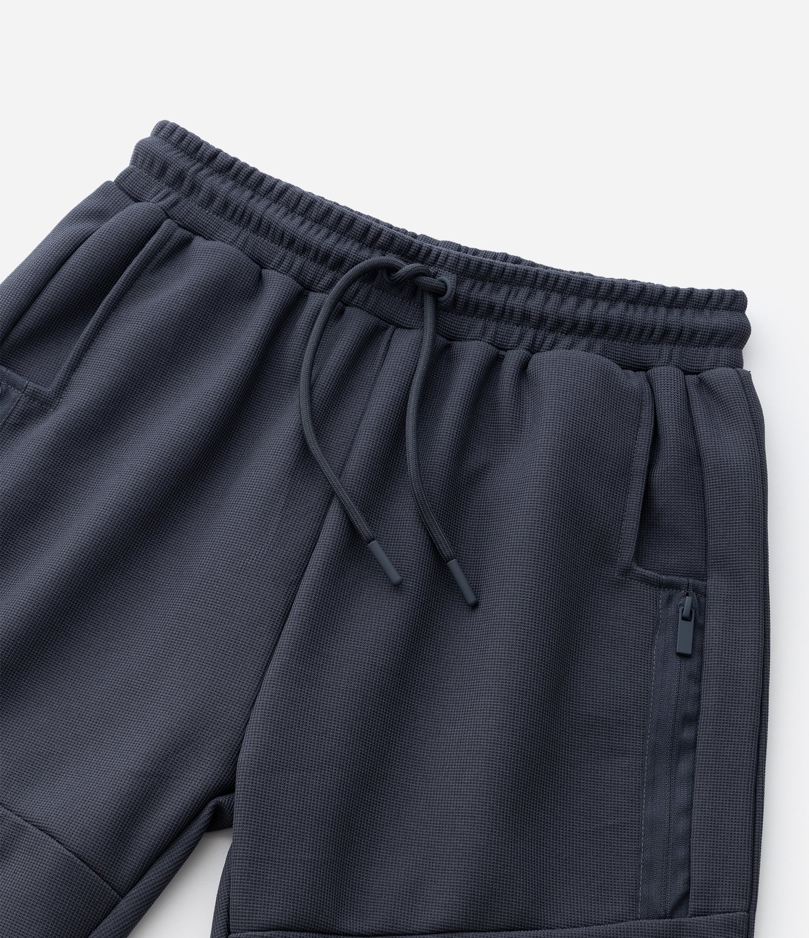 Calça Infantil em Moletom com Bolso com Zíper - Tam 5 a 14 Anos Cinza Chumbo 6